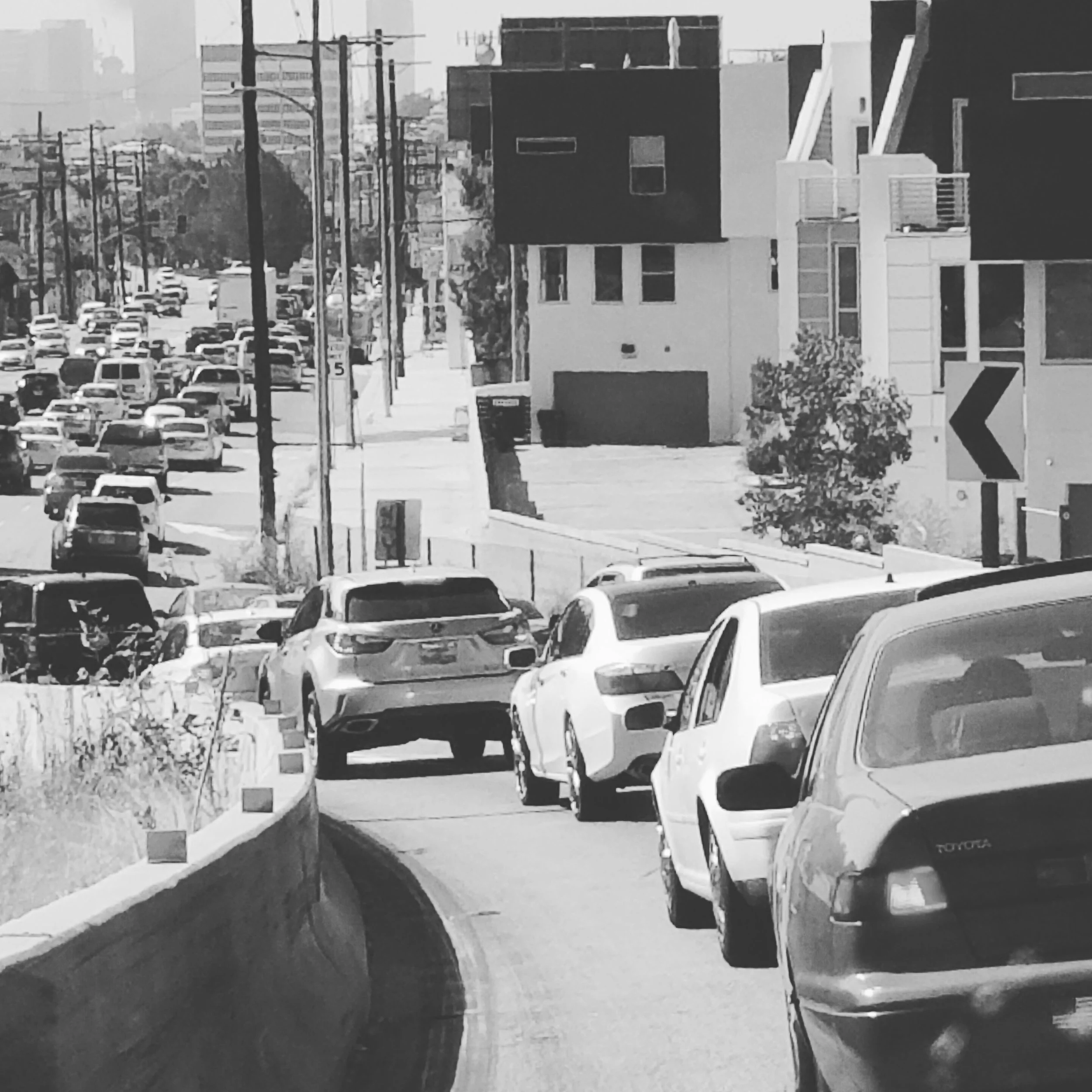 I couldn't talk about a trip to LA without mentioning the traffic! Some things never change... 