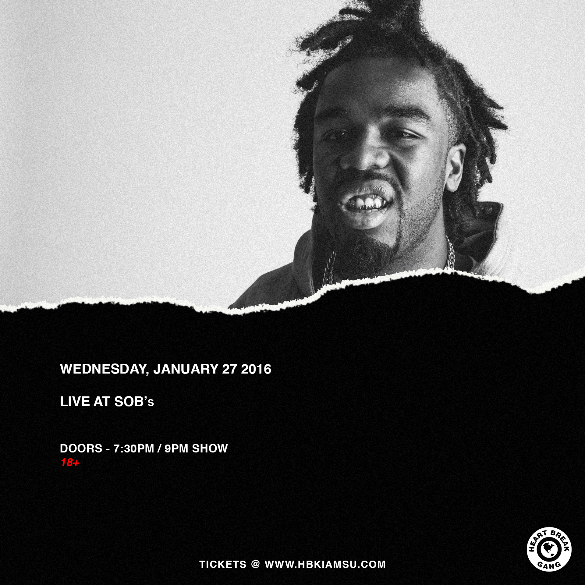    IAMSU! LIVE IN NEW YORK AT SOB'S JAN 27TH. GET TICKETS NOW!   