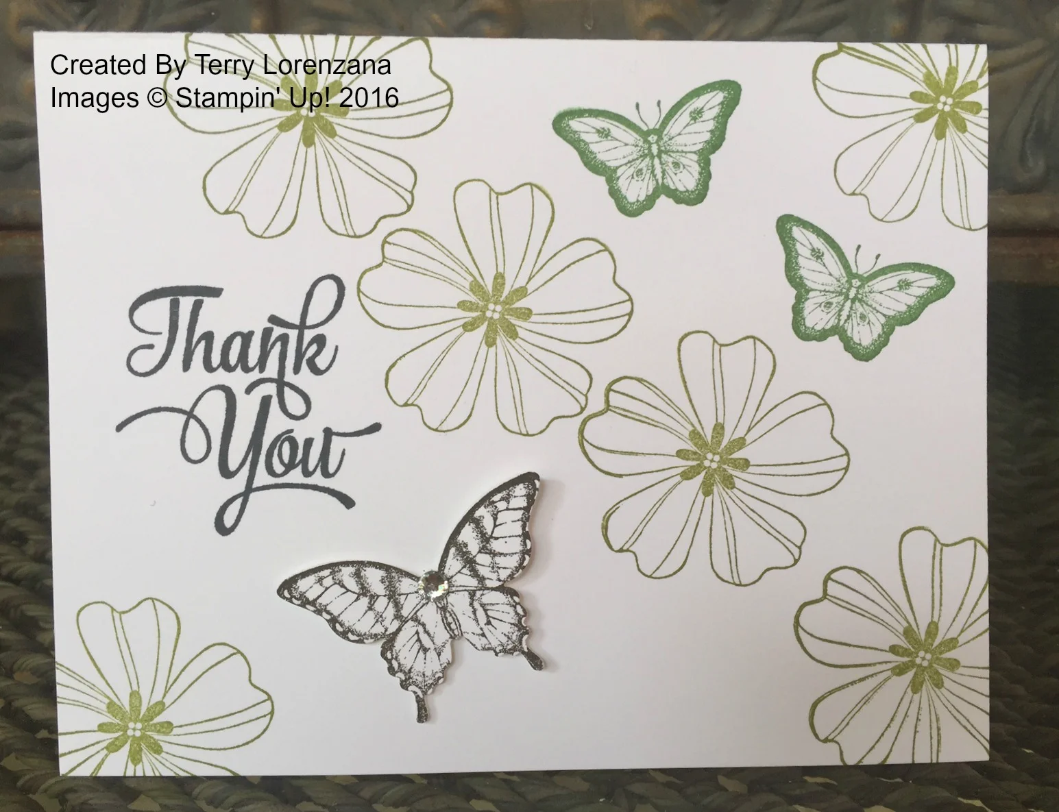 Terry's Thank You card - www.stampedwithaloha.com