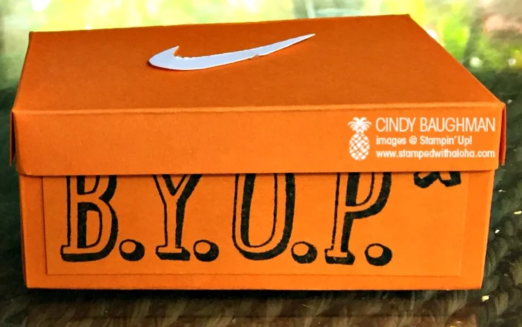 Buy Your Own Present Shoe Box- www.stampedwithaloha.com
