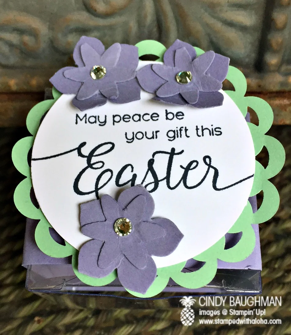 Tiny Treat Box Topper - www.stampedwithaloha.com