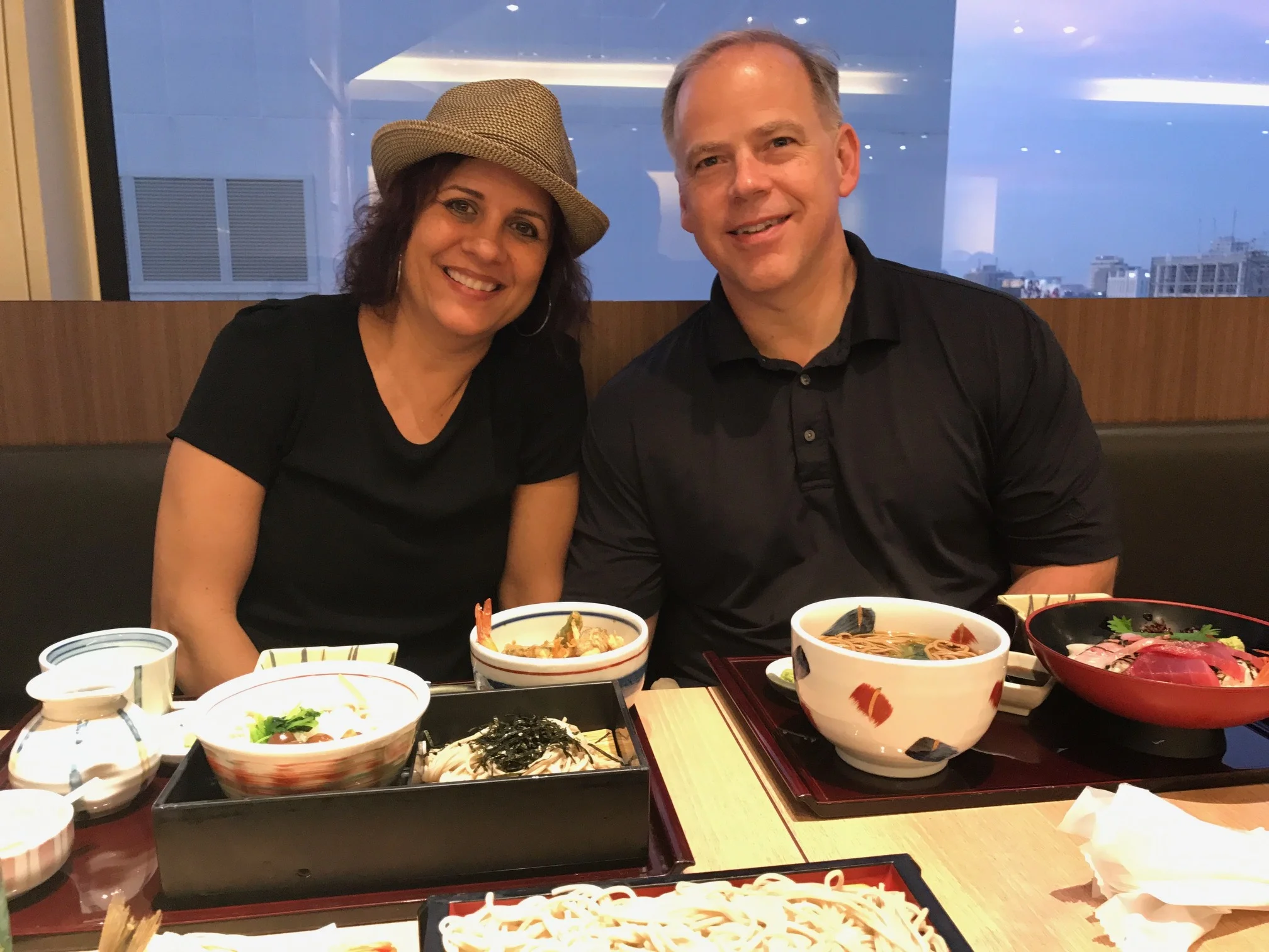 Our first dinner in Tokyo