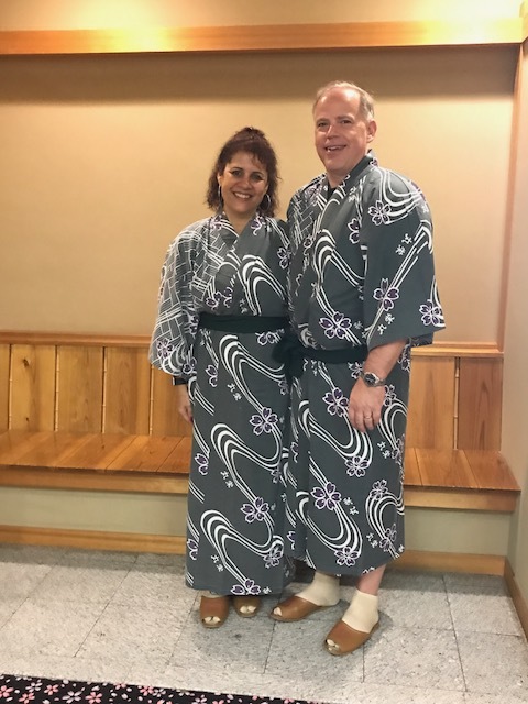 All dressed and ready for dinner