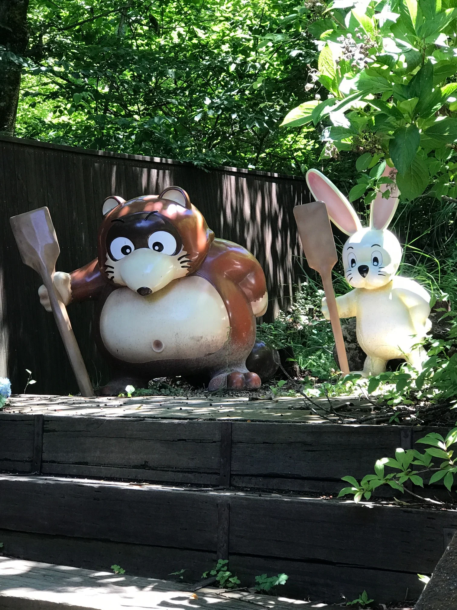 Tanuki and Rabbit