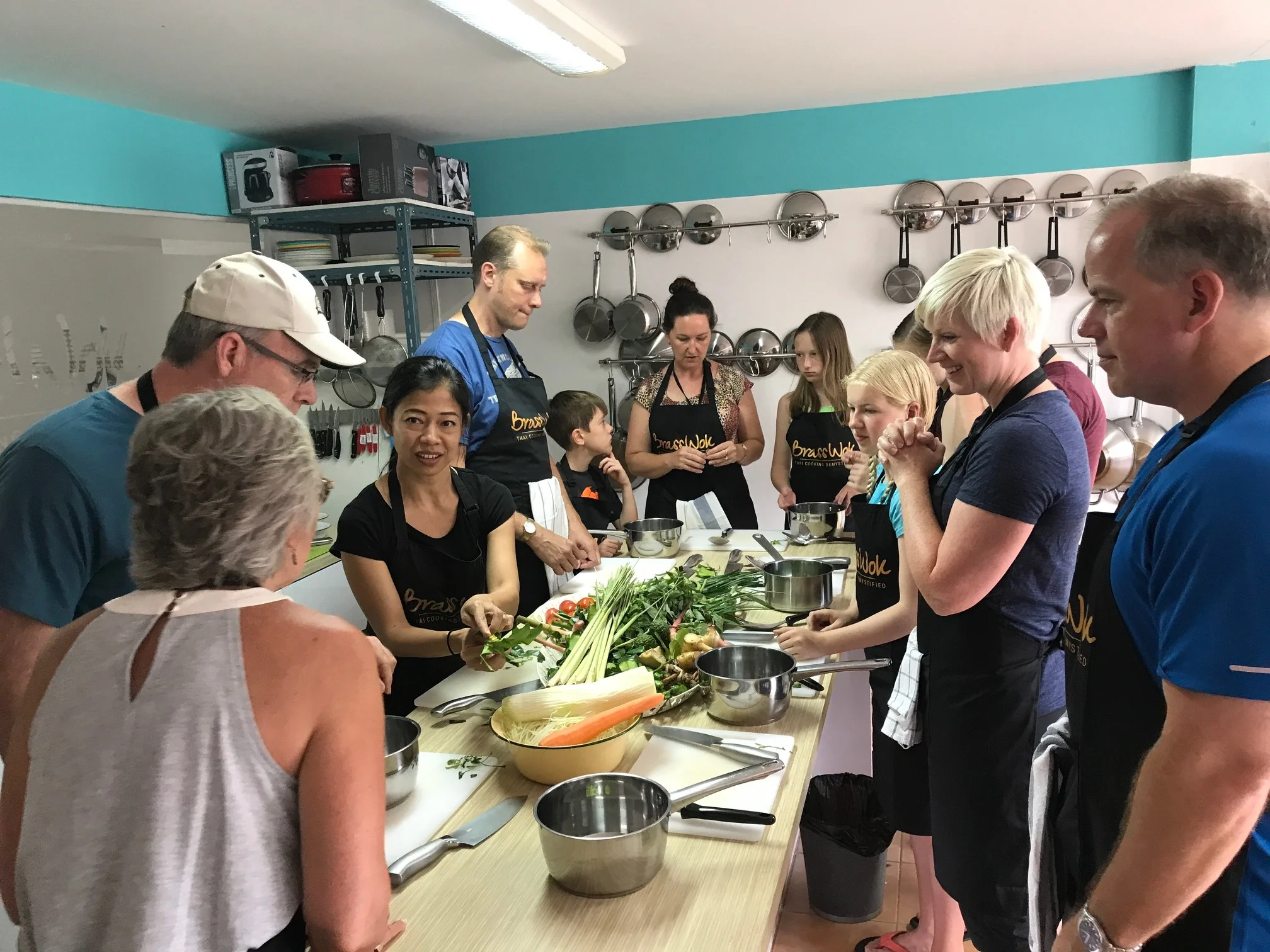 Brass Wok Cooking School in Phuket, Thailand.