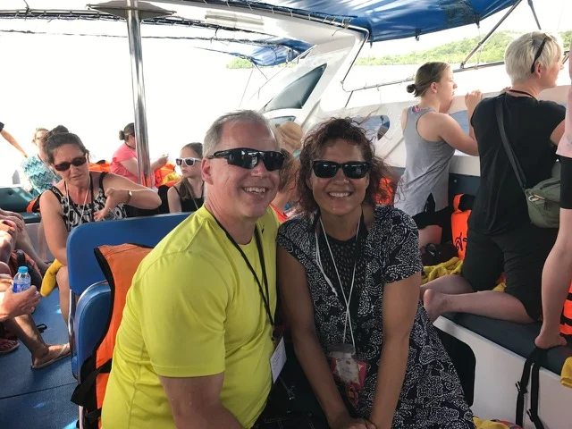 Boat ride to Pha Nang Bay