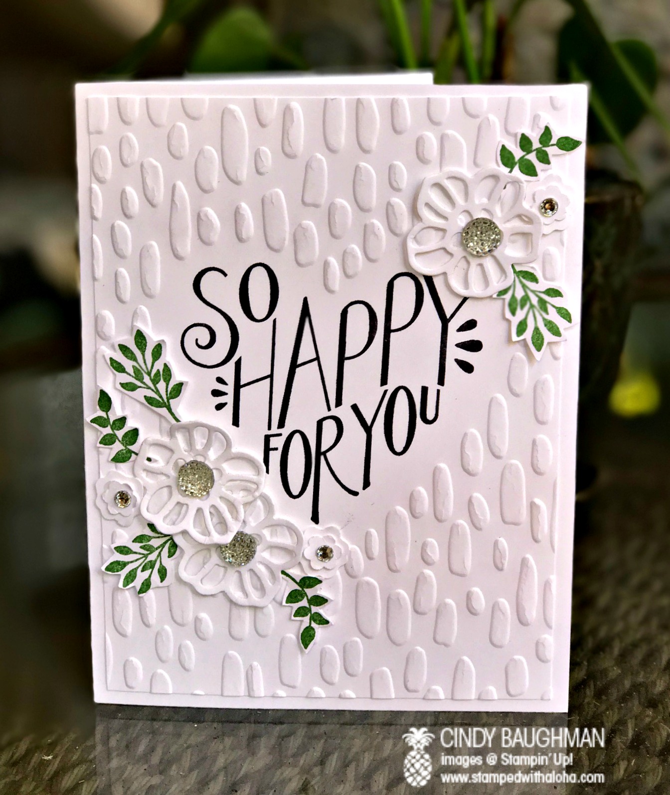 Born to Be Loved Card - www.stampedwithaloha.com