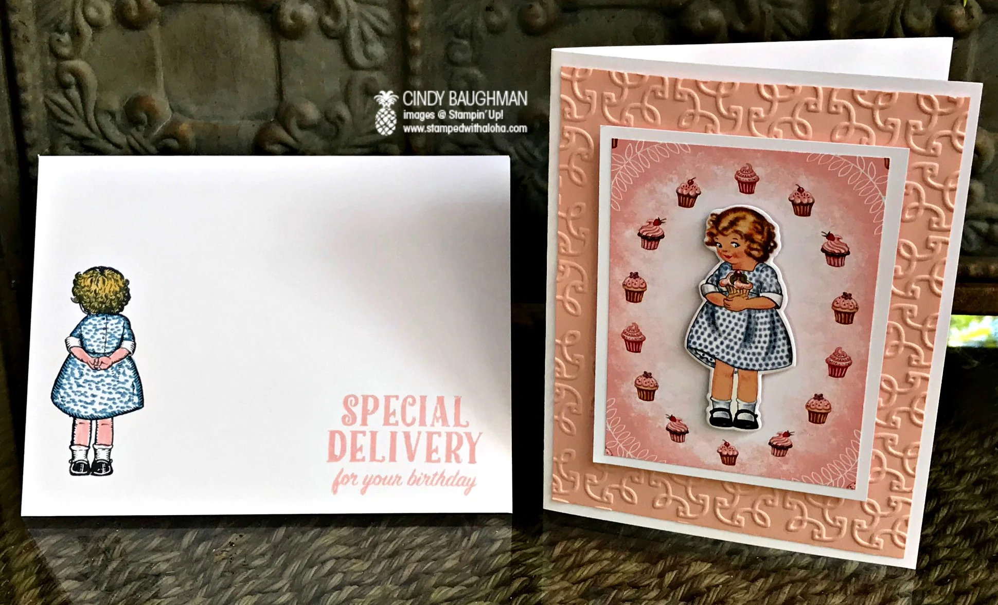 Birthday Delivery Card - www.stampedwithaloha.com