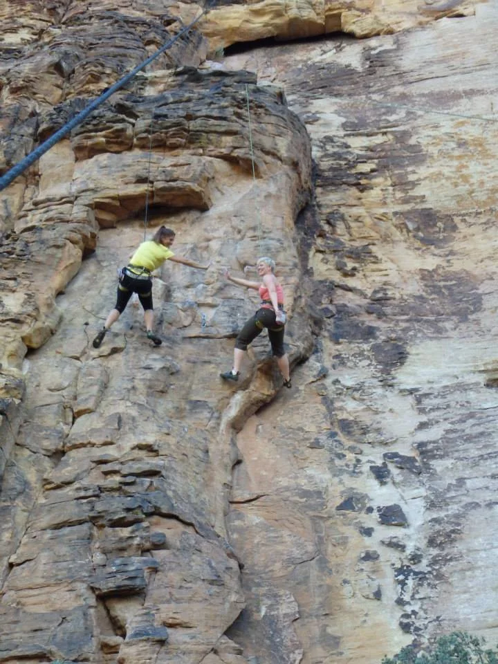 Rock Climbing in Utah with Lynsay - www.stampedwithaloha.com