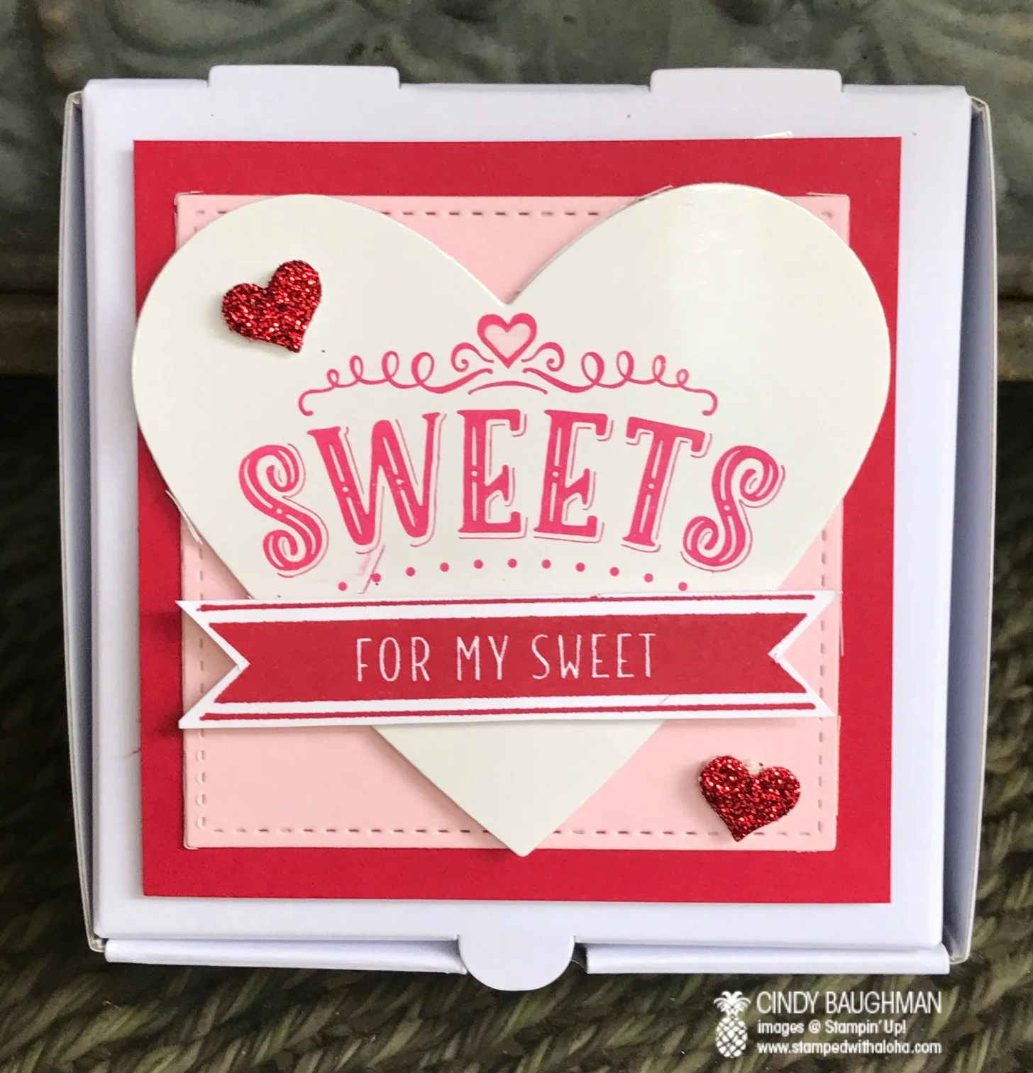 Valentine Pizza Box - www.stampedwithaloha.com