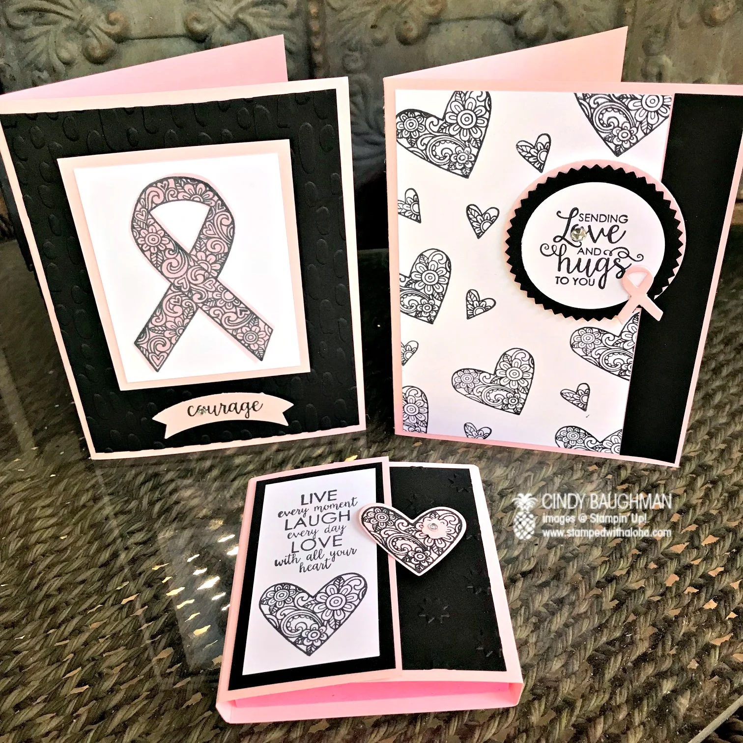 Pink With Purpose Projects - www.stampedwithaloha.com