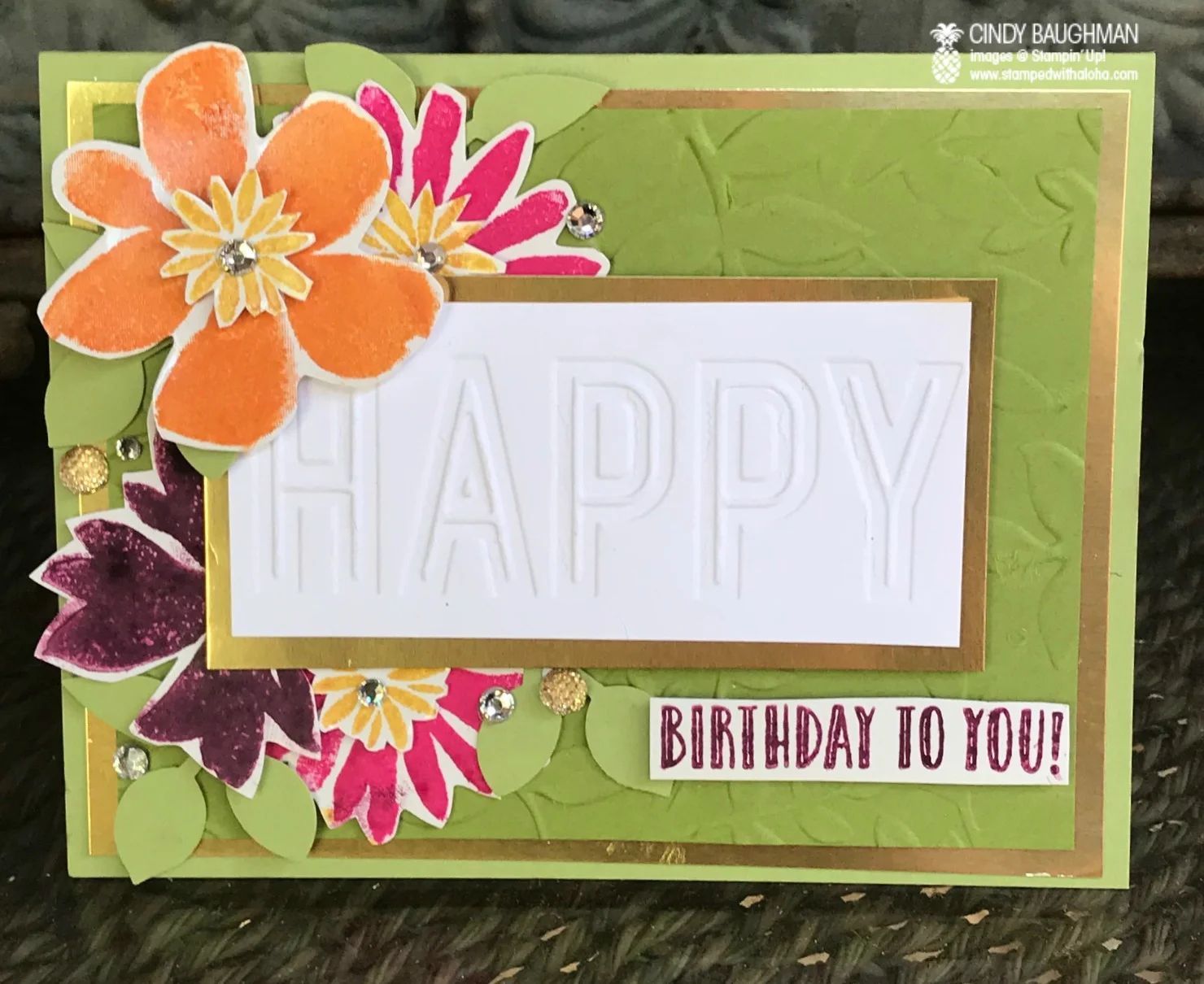 Blooms and Wishes Birthday - www.stampedwithaloha.com
