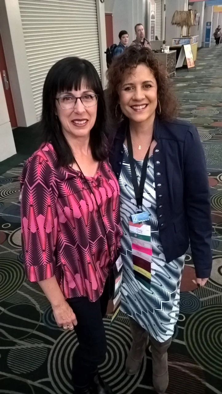 Brenda and Cindy at On Stage