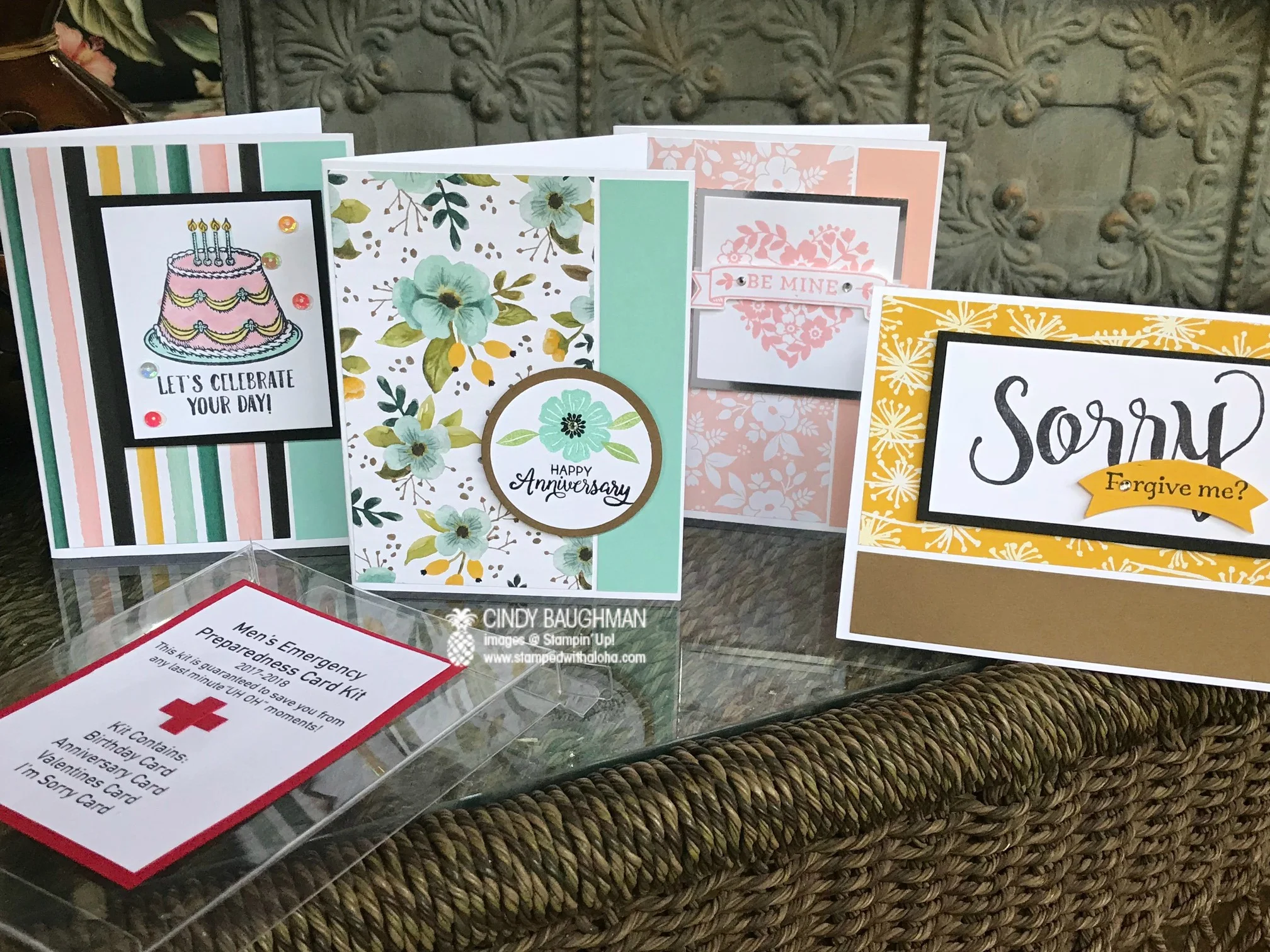 Emergency Card Kit - www.stampedwithaloha.com