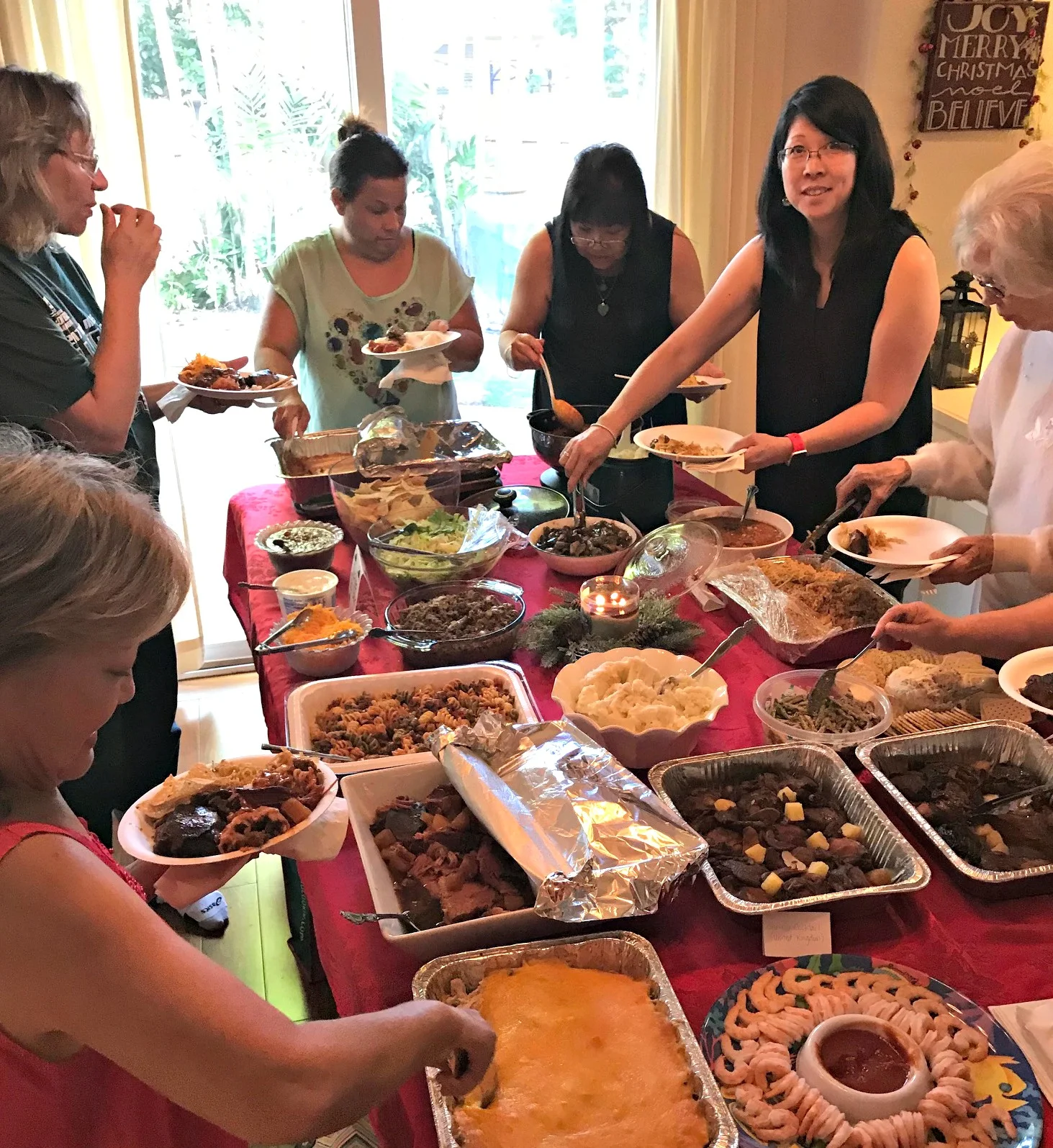 Food at our Holiday Party