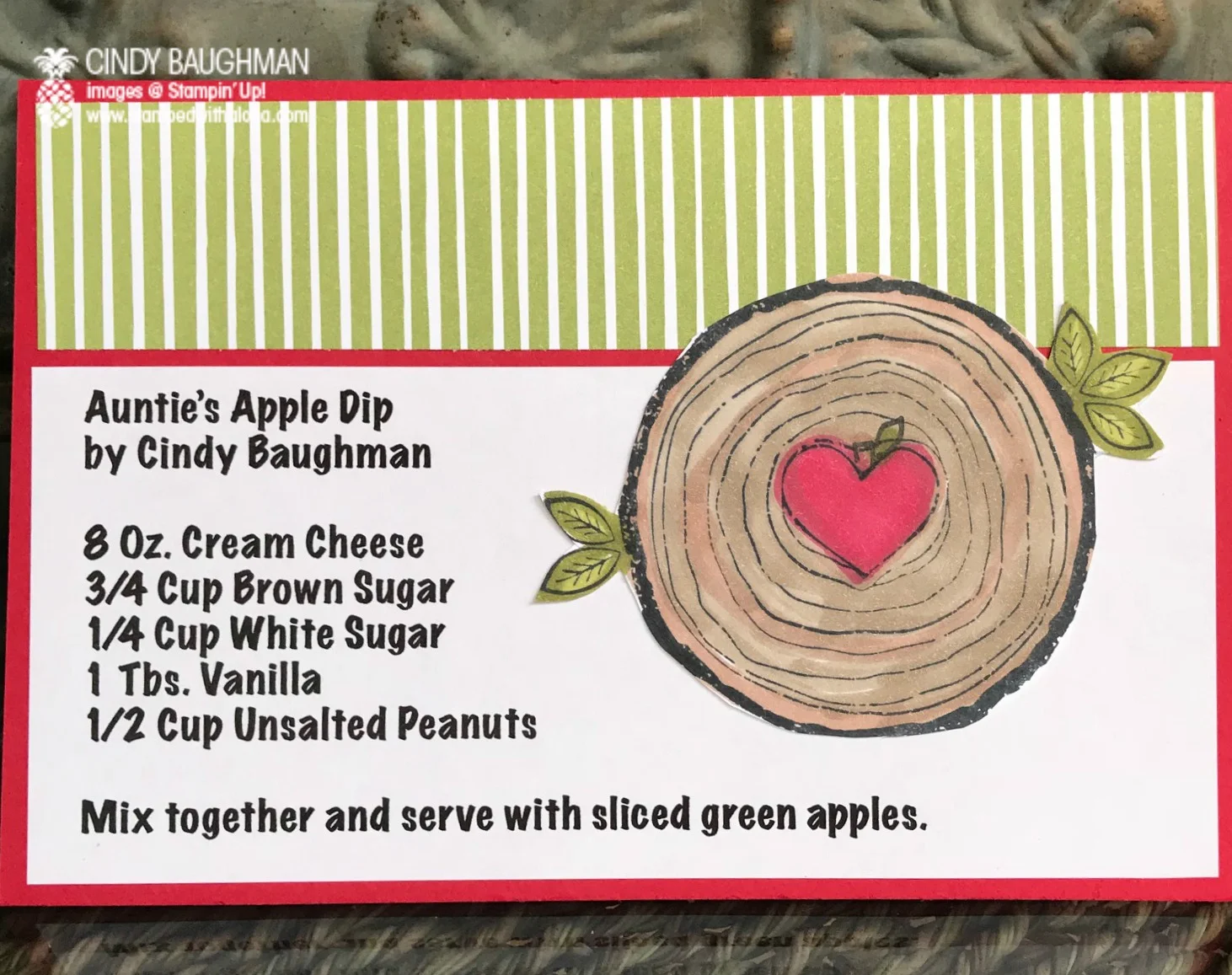 Apple Dip Recipe - www.stampedwithaloha.com