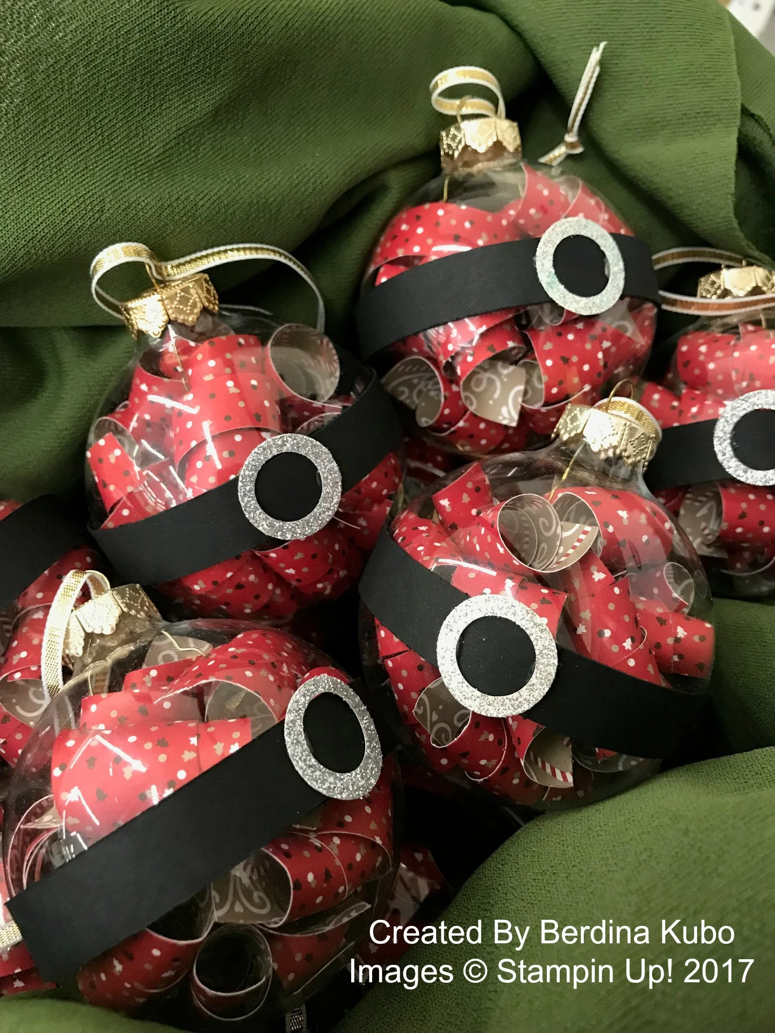 Paper Filled Ornaments