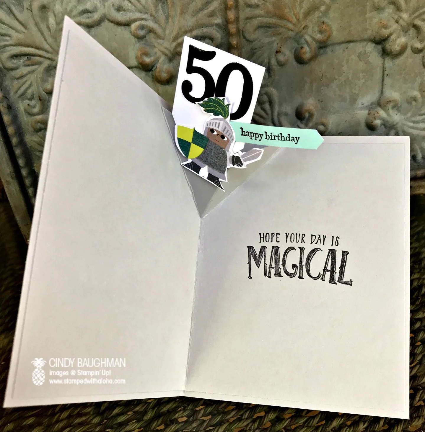 Myths and Magic Birthday Card (inside)