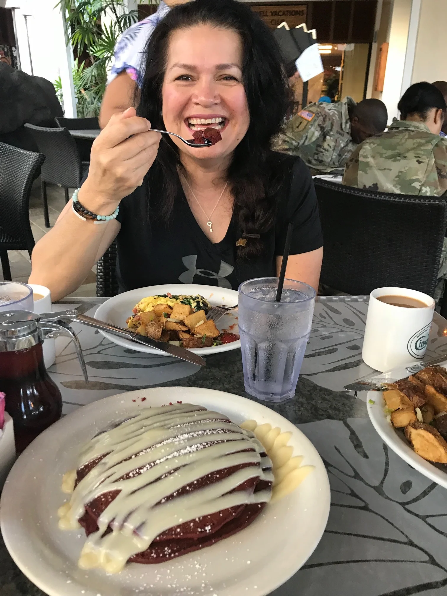 Red Velvet Pancakes