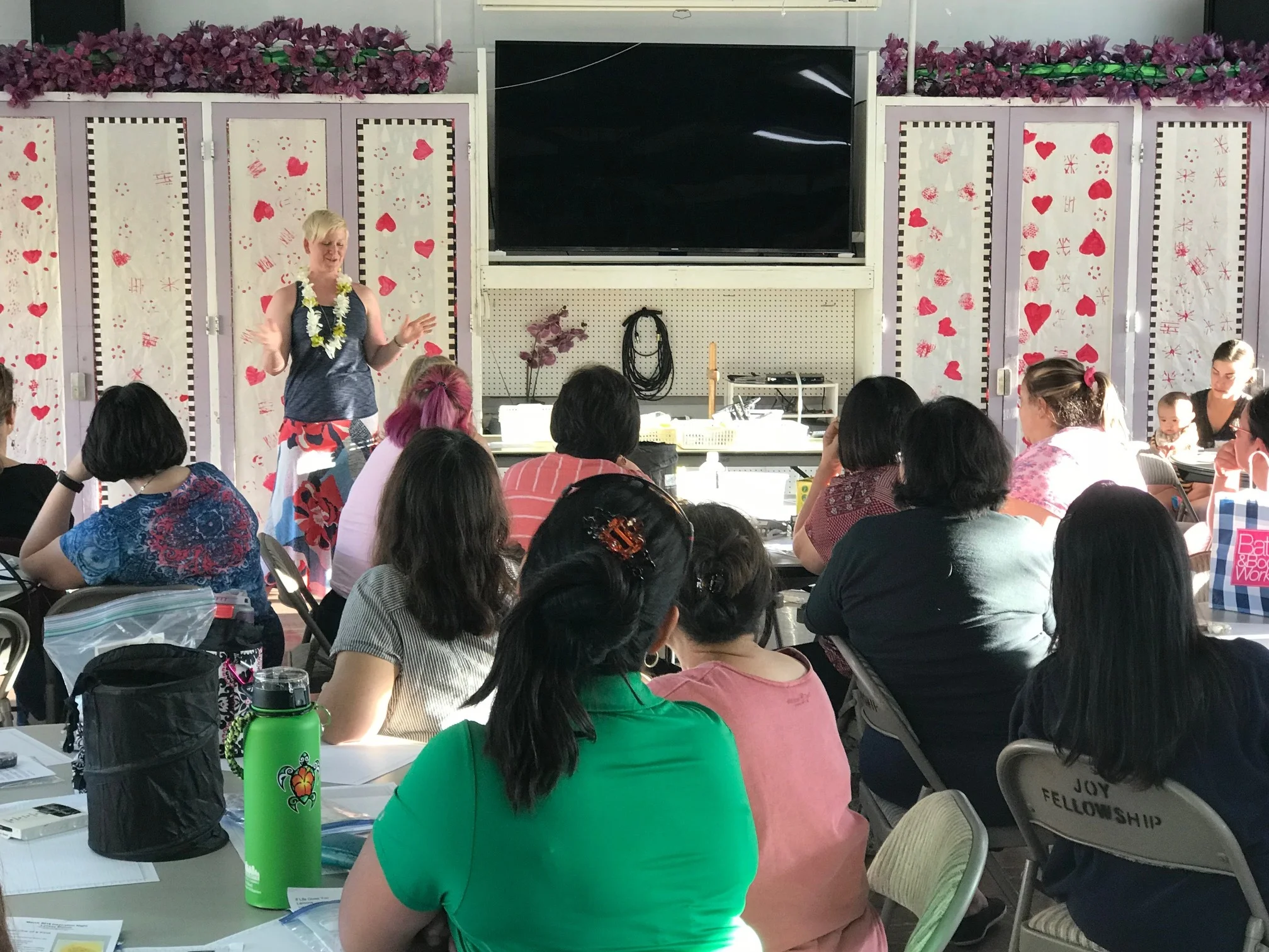 Lynsay shares at Inspiration Night