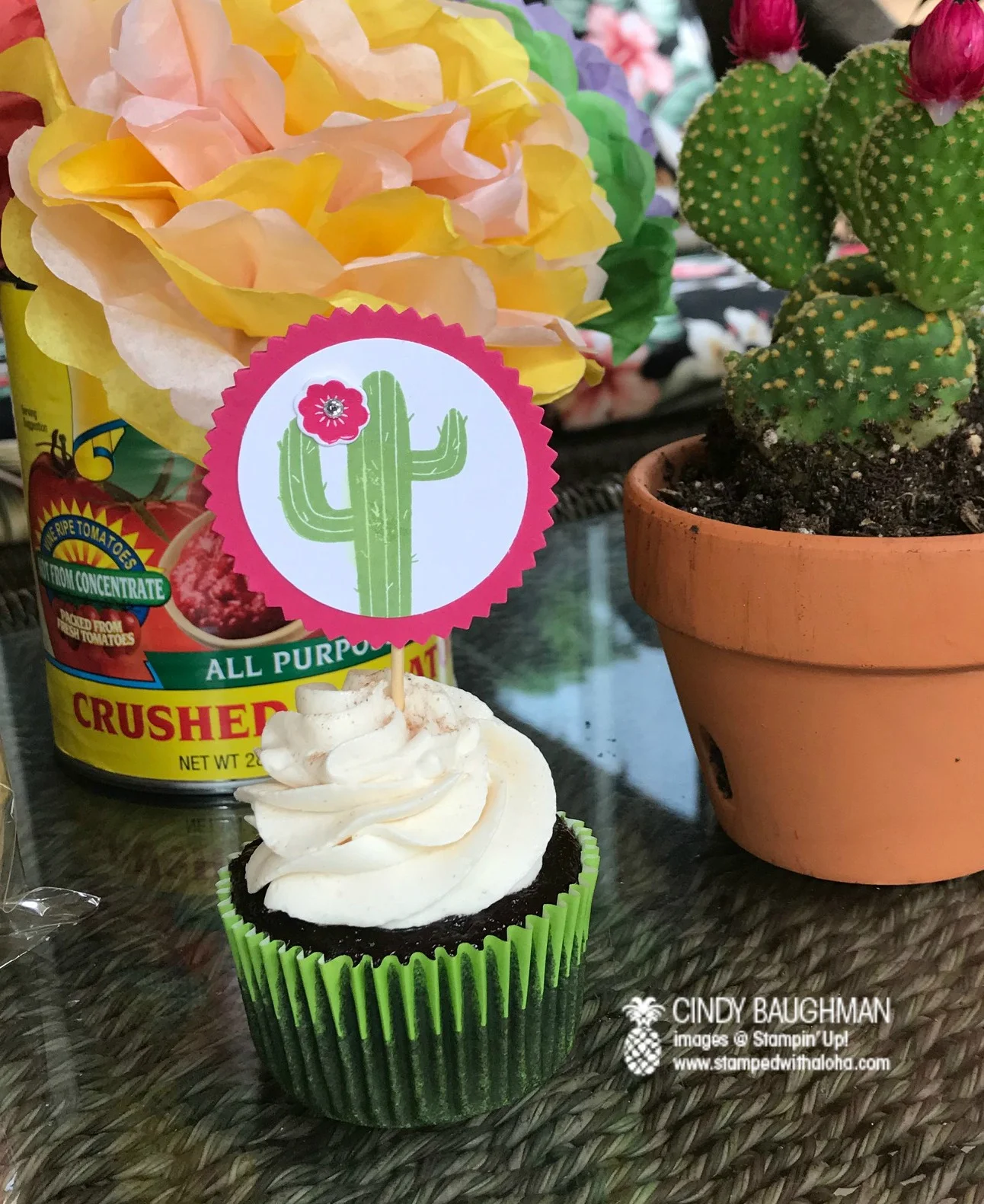 Mexican Chocolate Cupcakes with Horchata Frosting