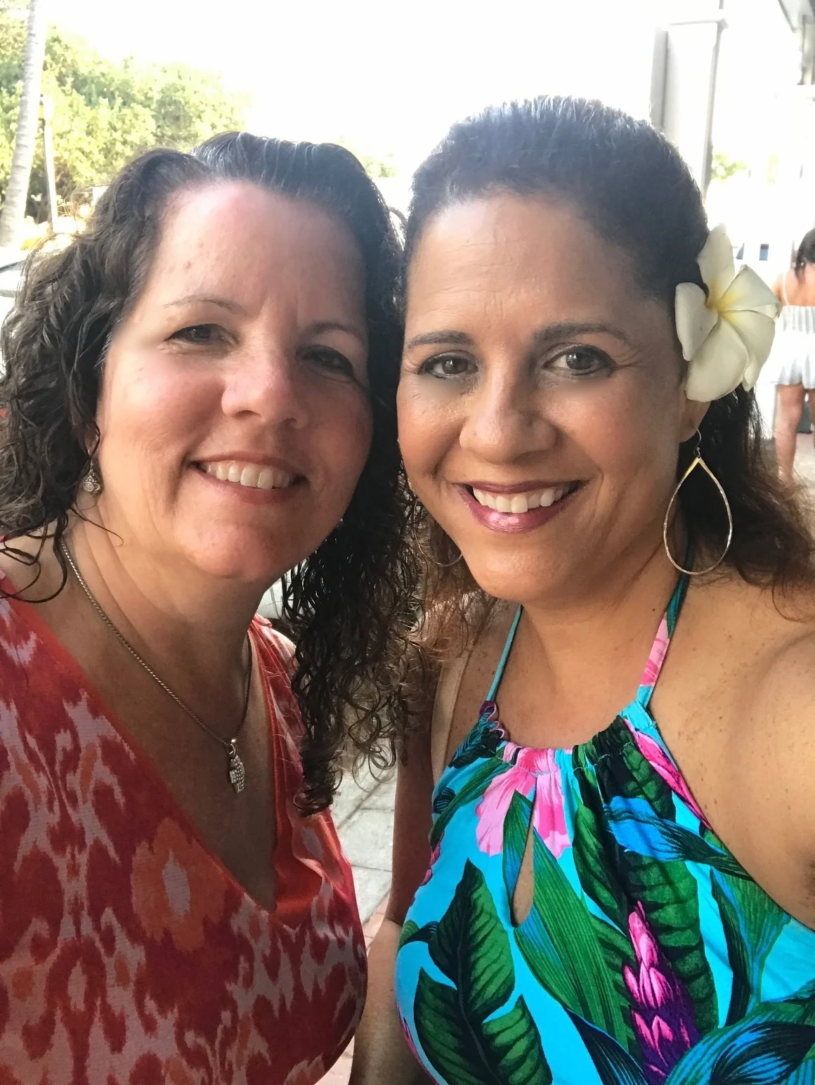 Jodi and Cindy in Lahaina, Maui