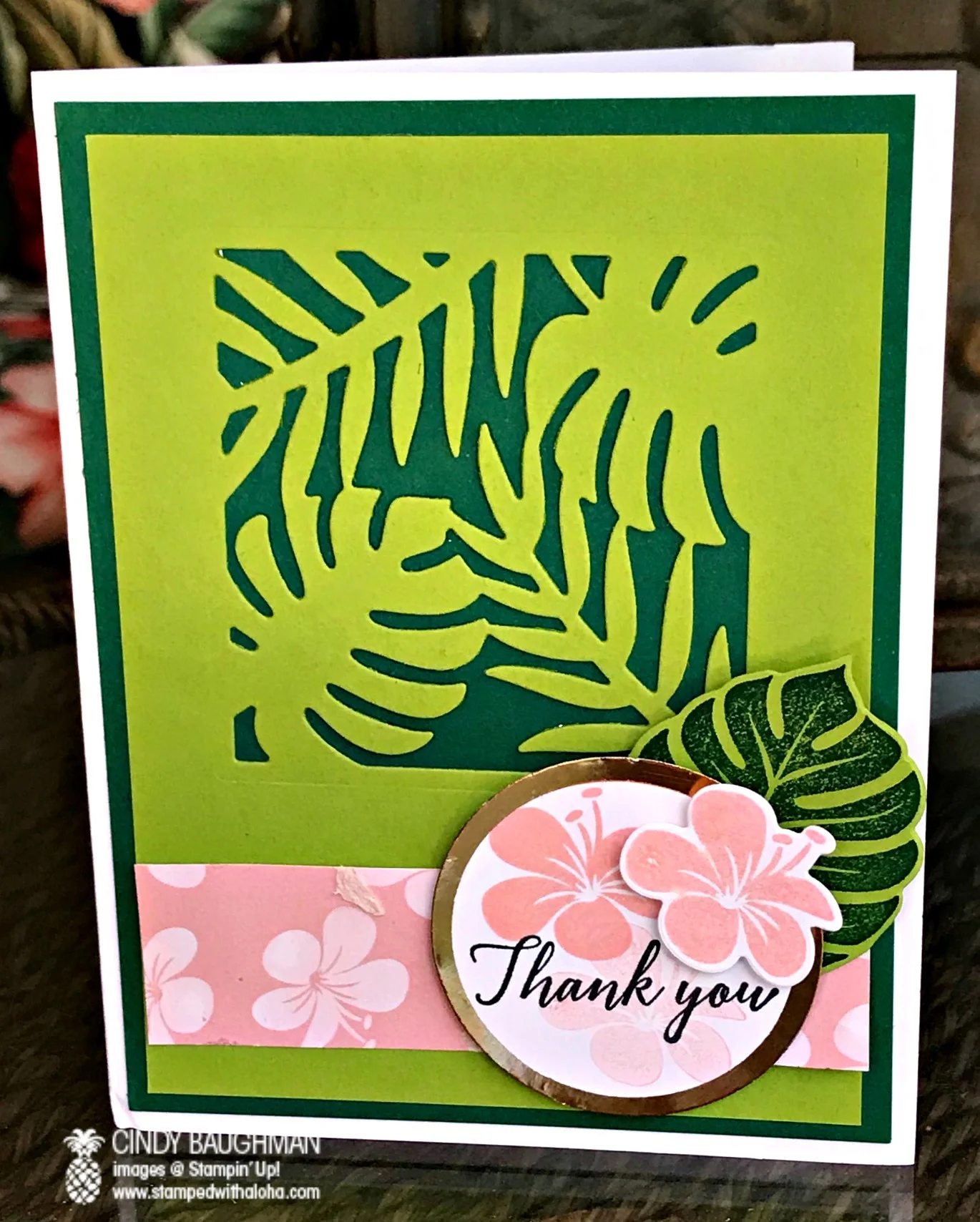 Tropical Thank You Card