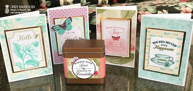 Tea Room Projects - www.stampedwithaloha.com