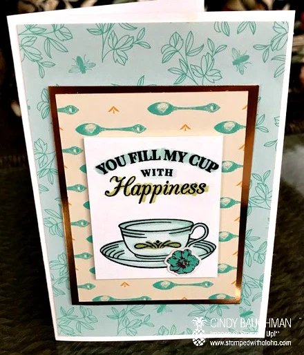 Tea Room Memory and More card