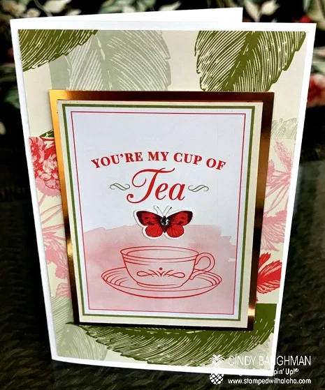 Tea Room Memory and More card