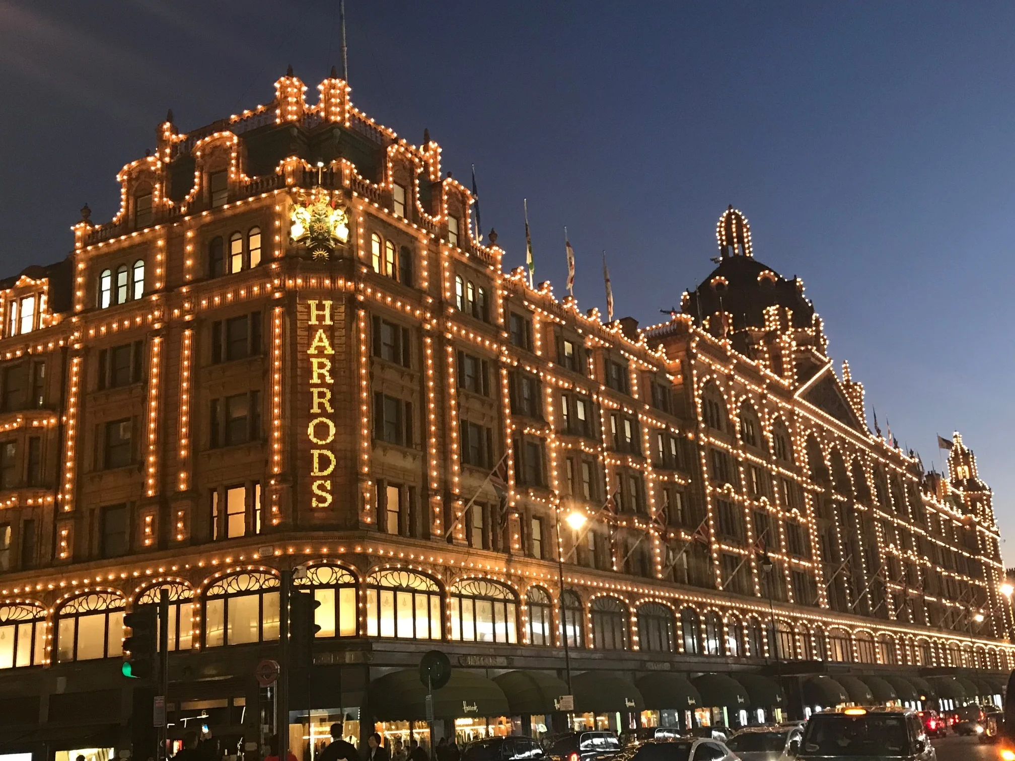Shopping at Harrods