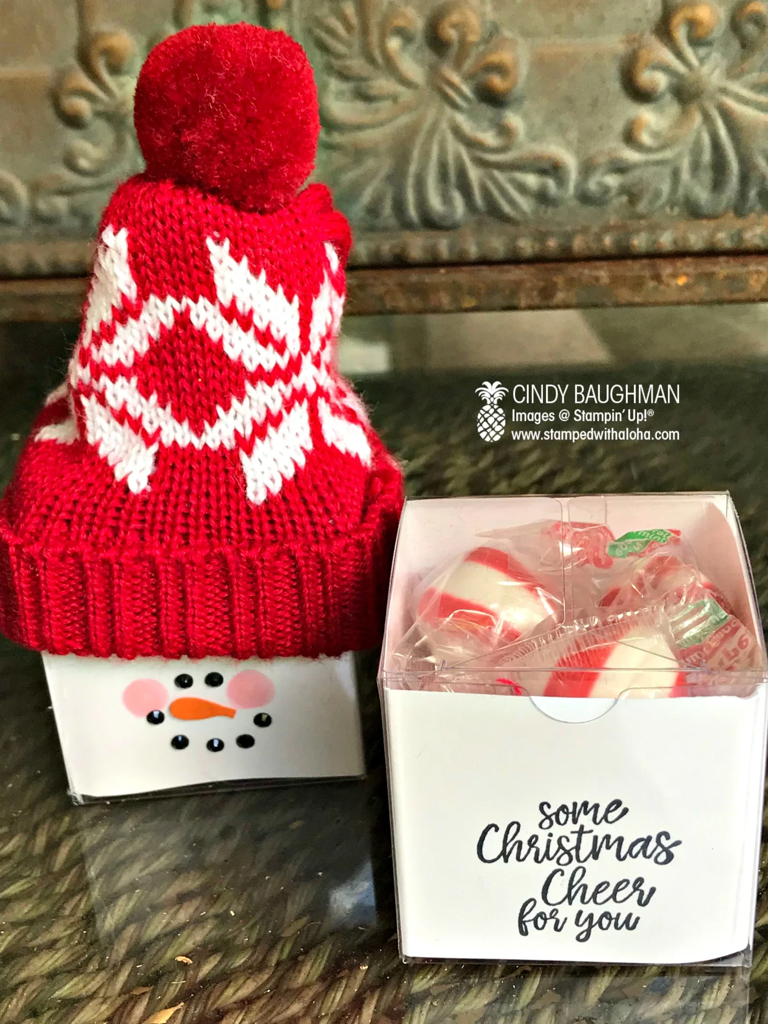 Snowman Tiny Treat Box