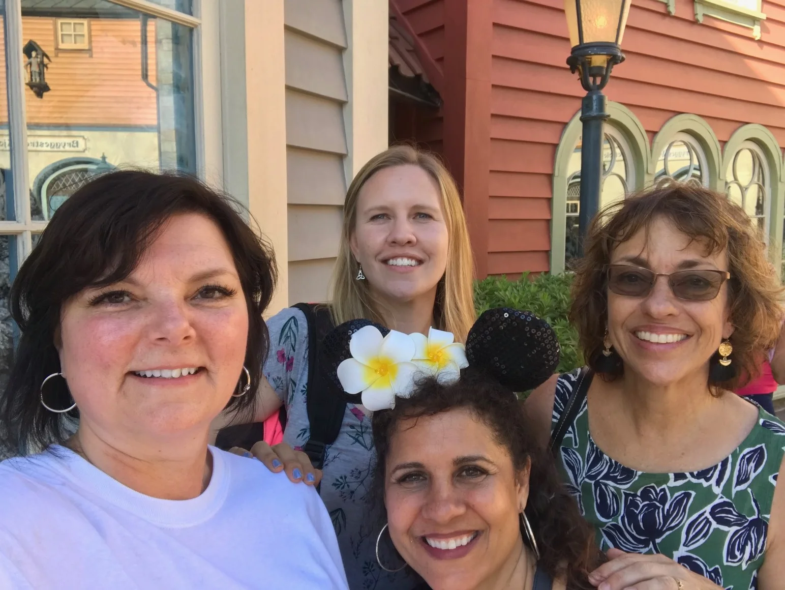 Kim, Andrea, Cheryl and Cindy at Epcot