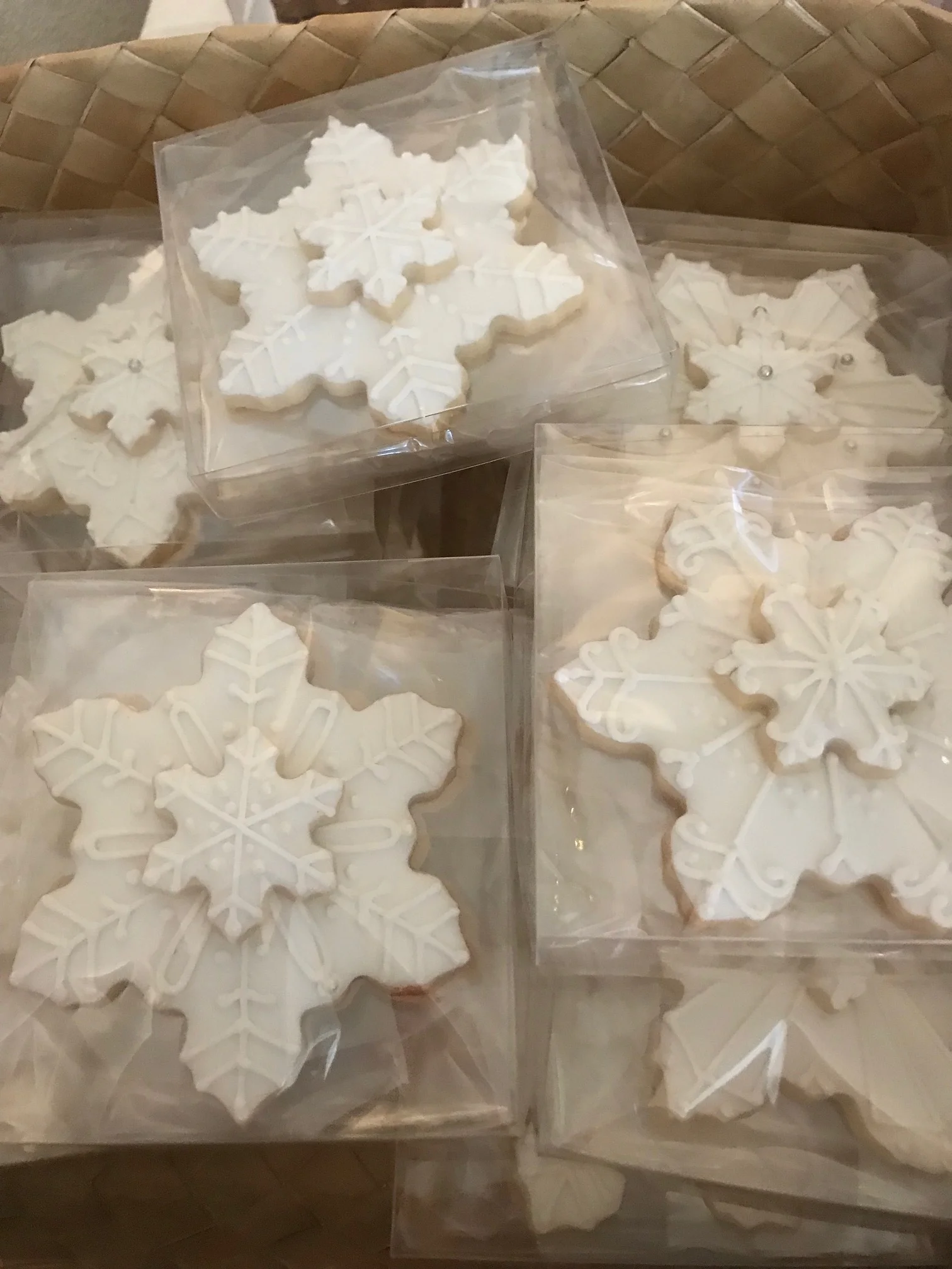 Snowflake Cookies by Zoe, Hawaii