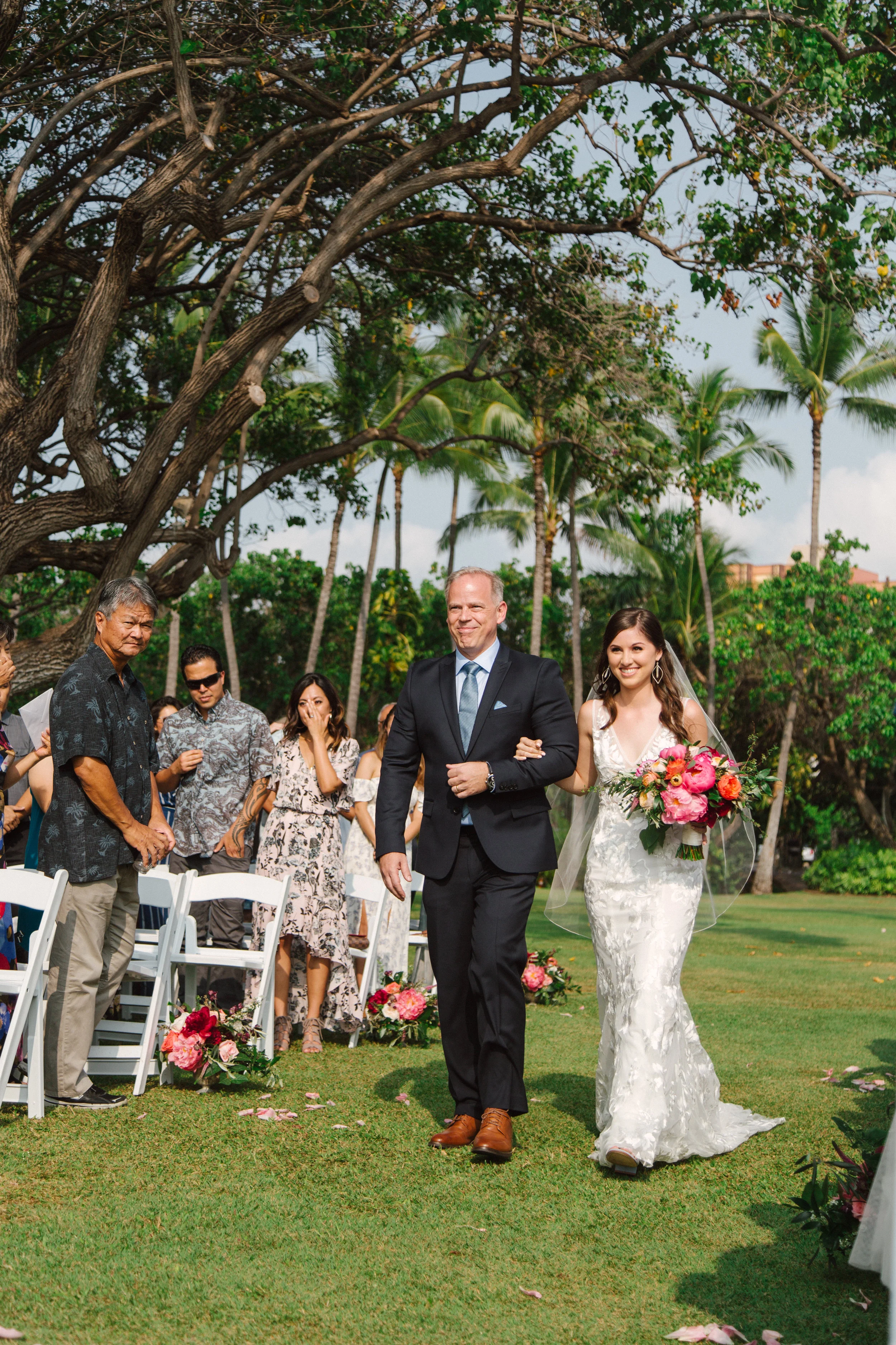 Here comes the bride