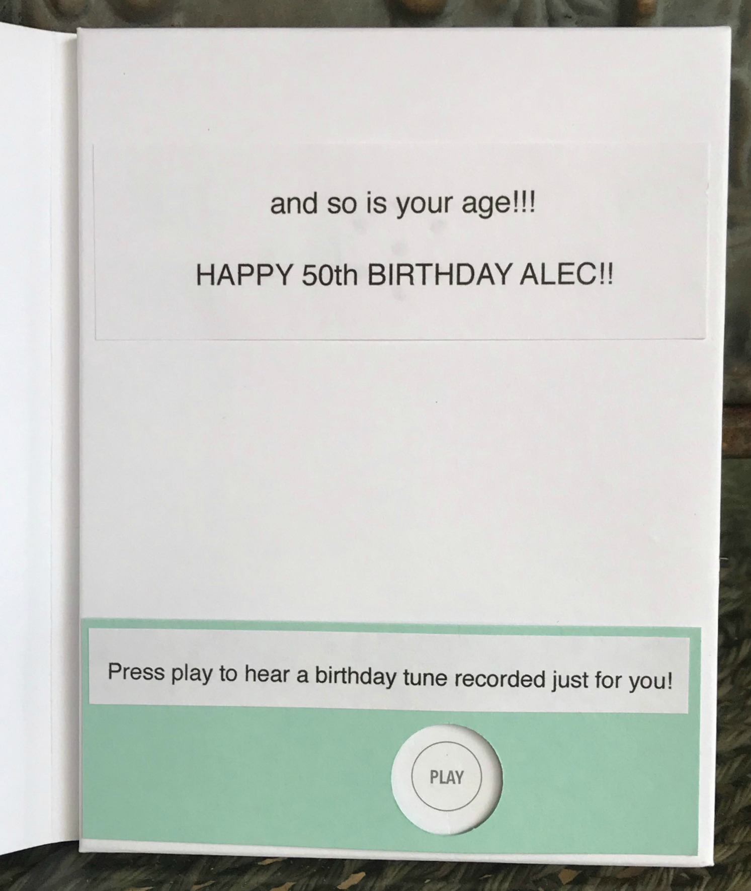 Recordable Card