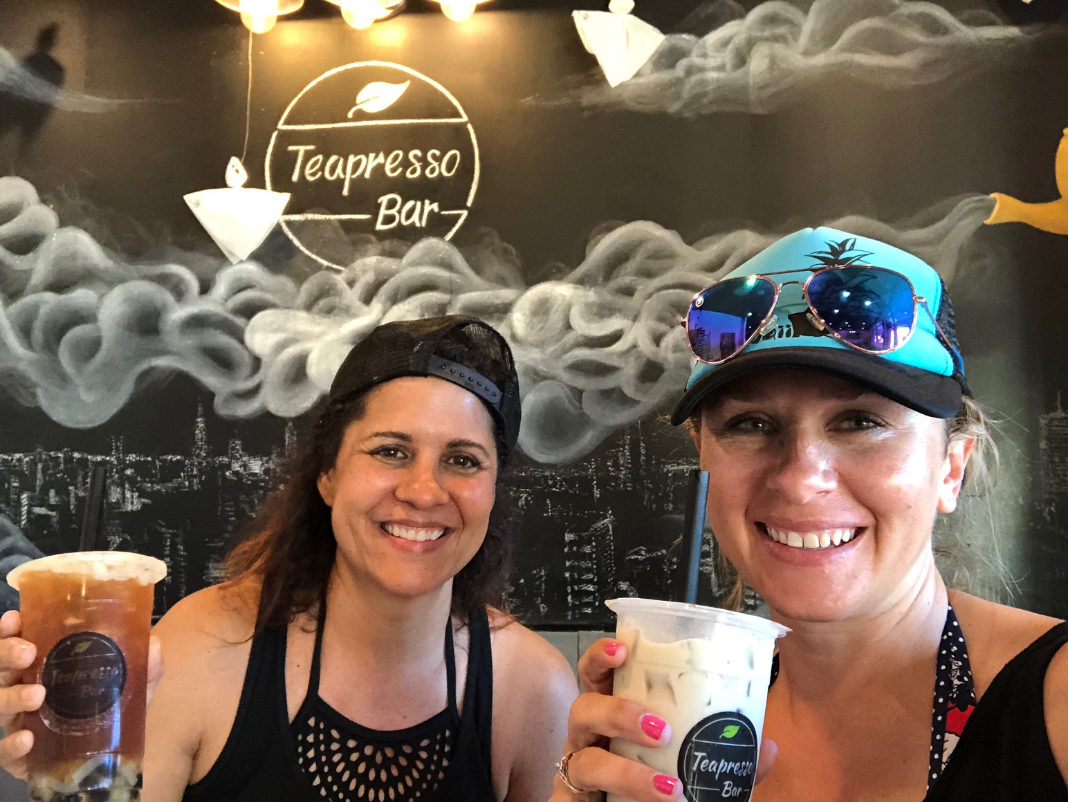Teapresso Kapolei after a fun beach day!