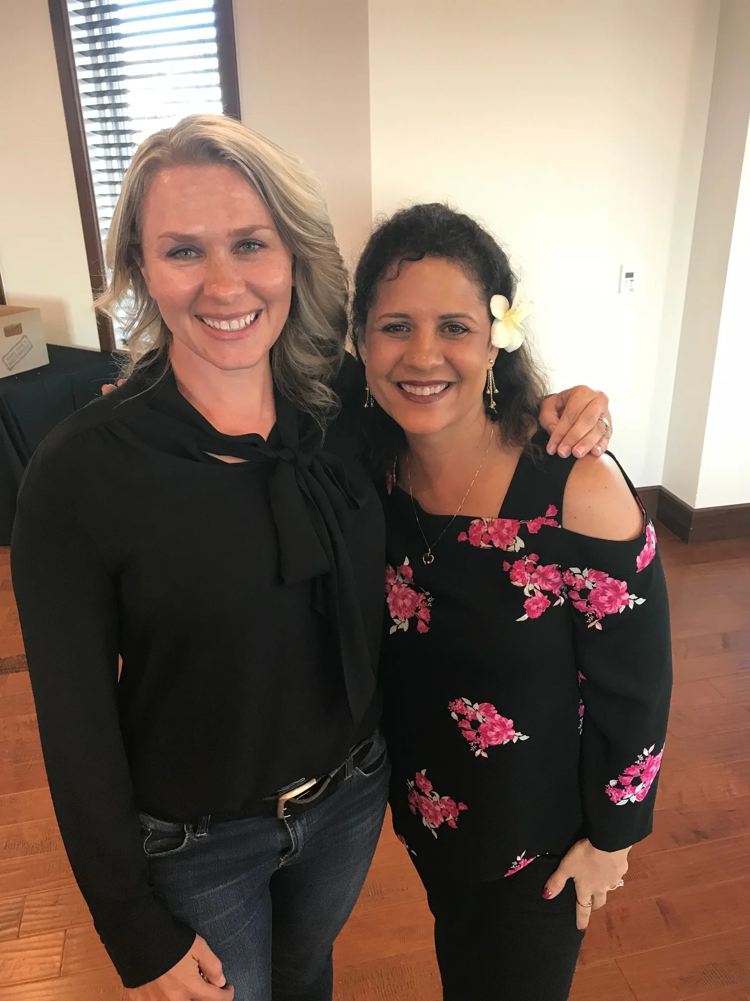 Natalie and Cindy at Brink Canvas