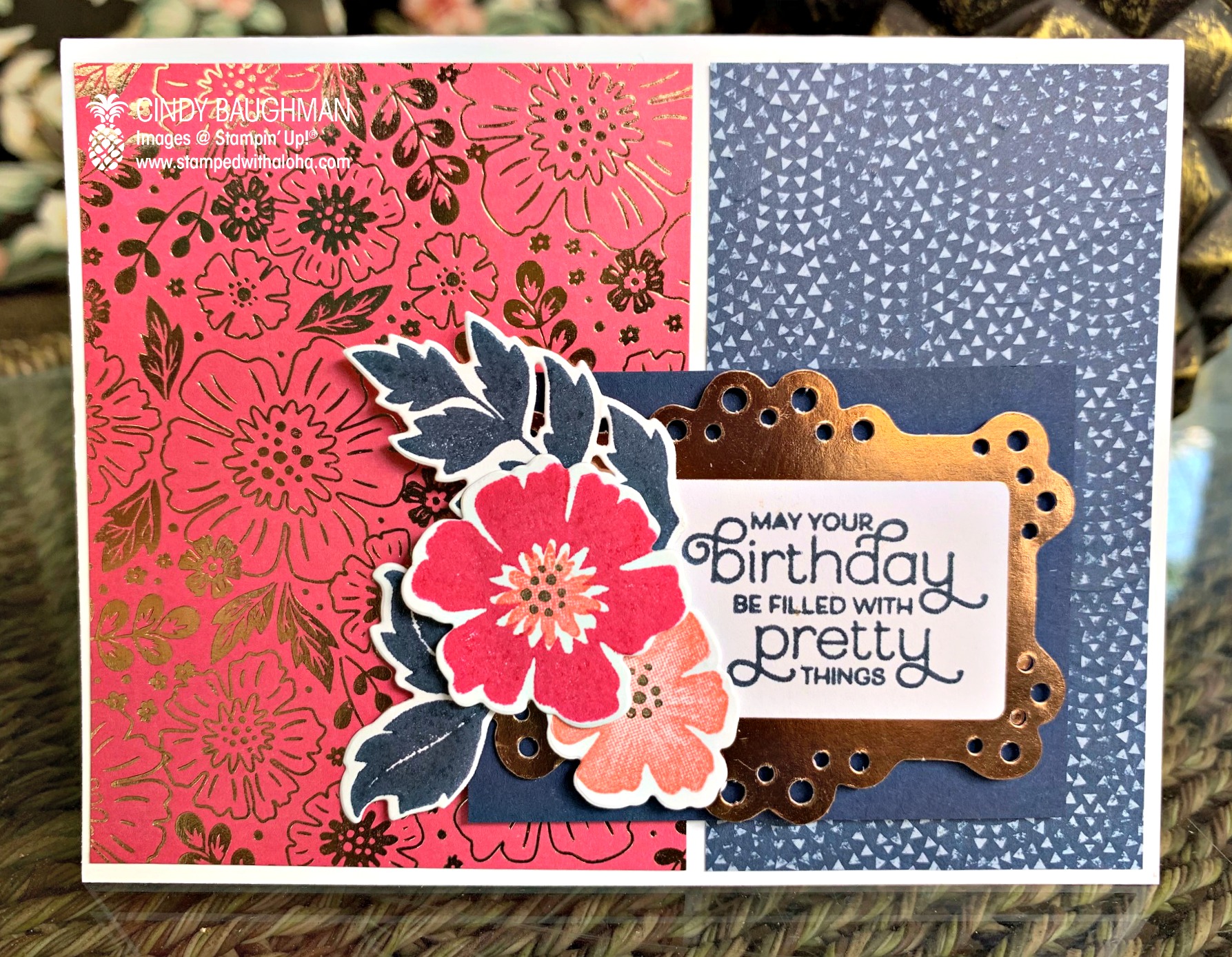 Everything is Rosy Birthday Card