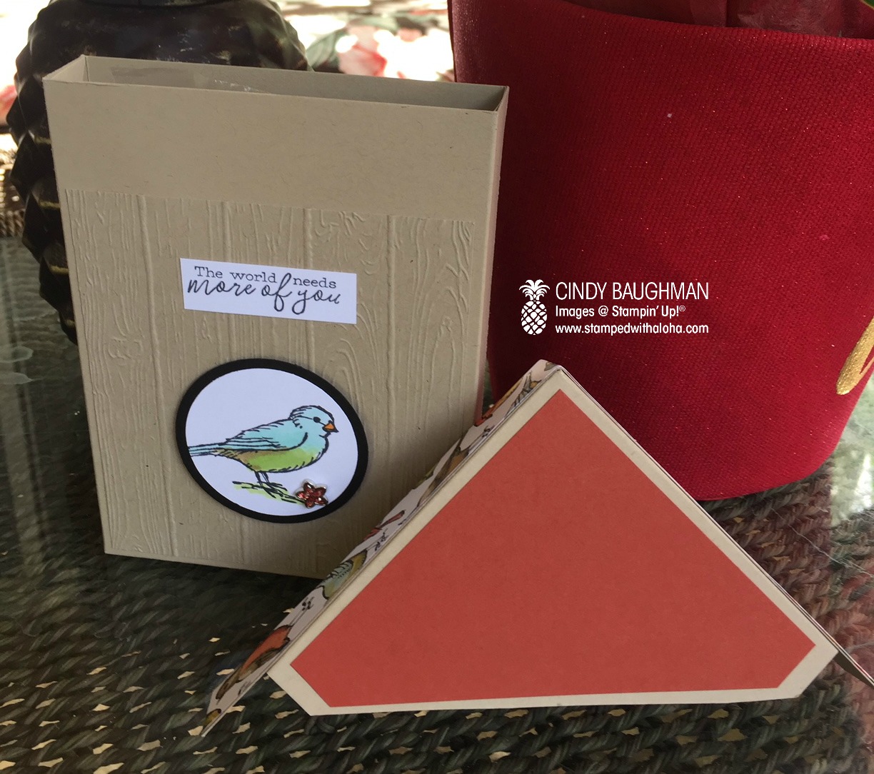 Bird Ballad Card Box (open)