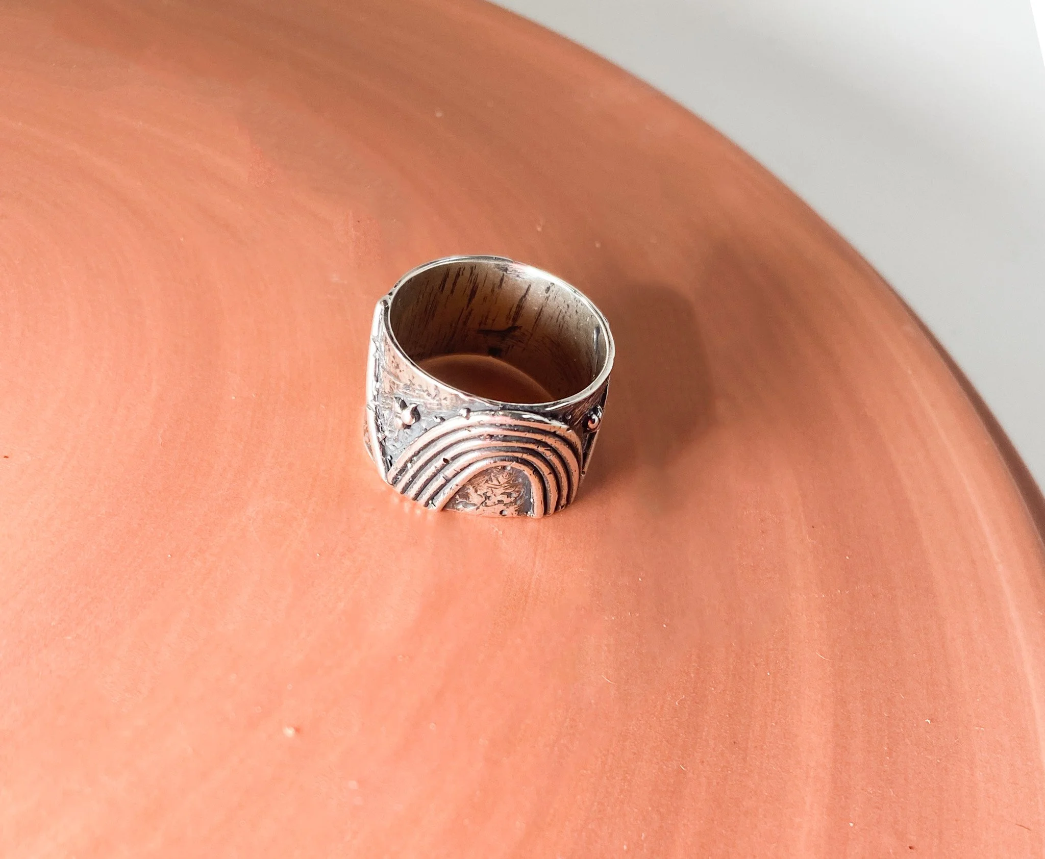 Rainbow Ring Sterling Silver