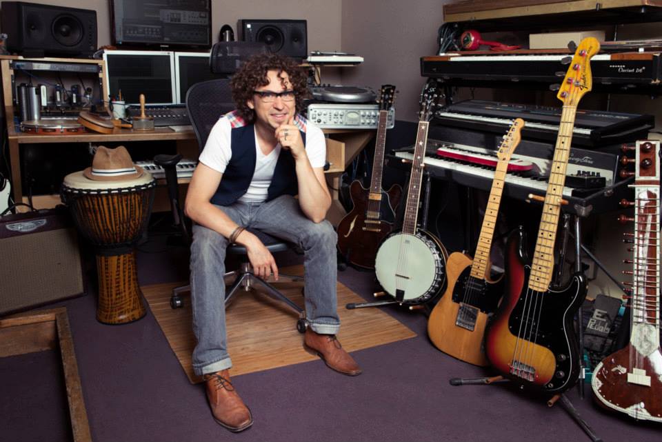 Oliver Johnson in his studio. Maximizing creativity!