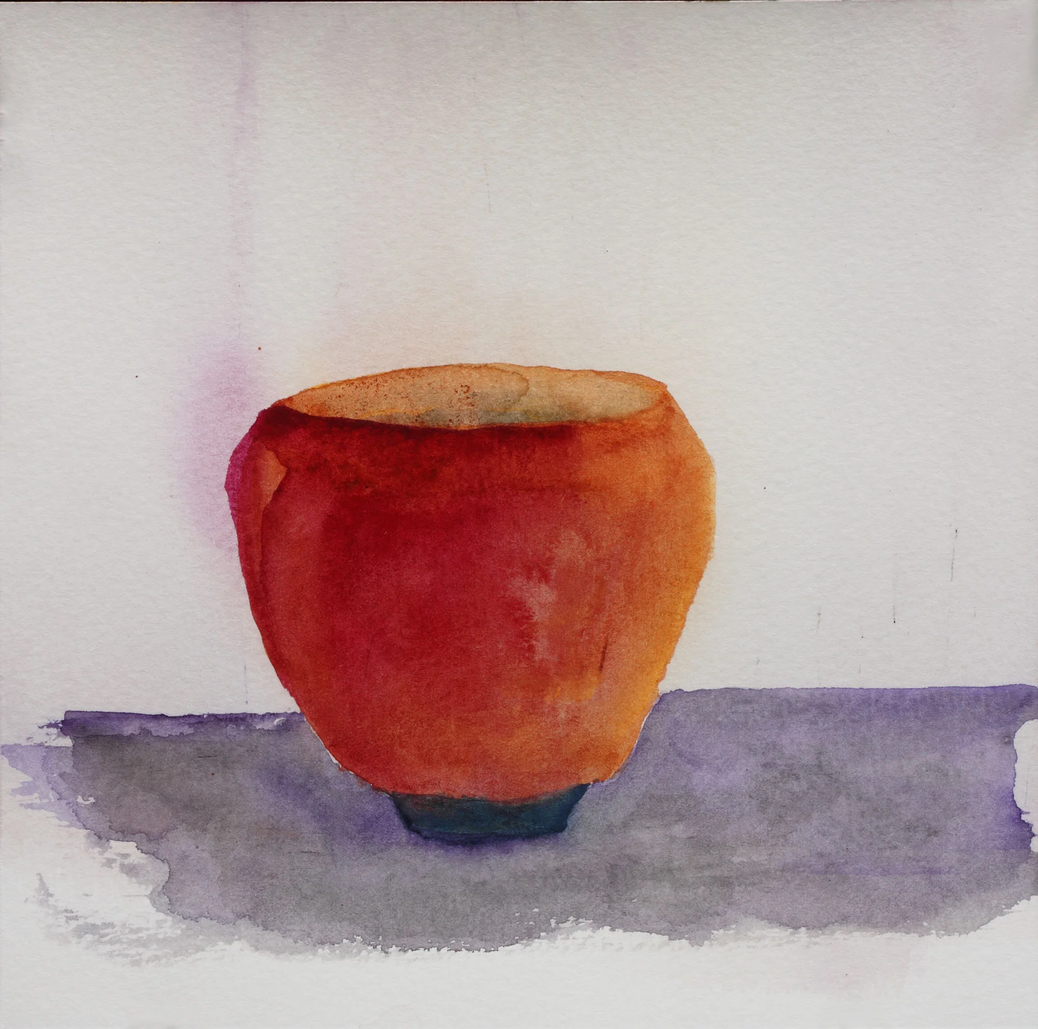 Teabowl, Shaner Orange, 8” x 8”, 2017