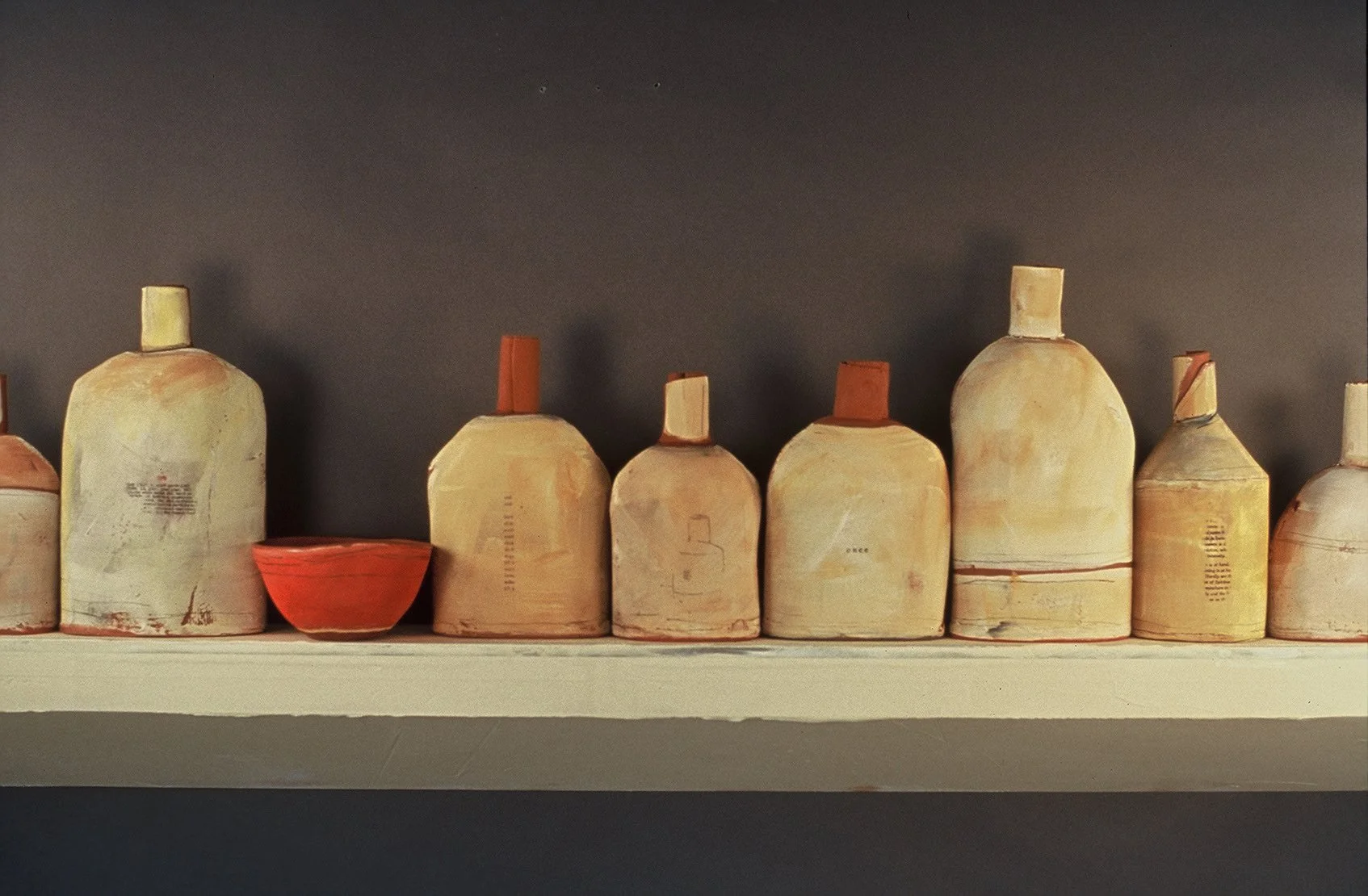 Ledge with Red Bowl, 2010