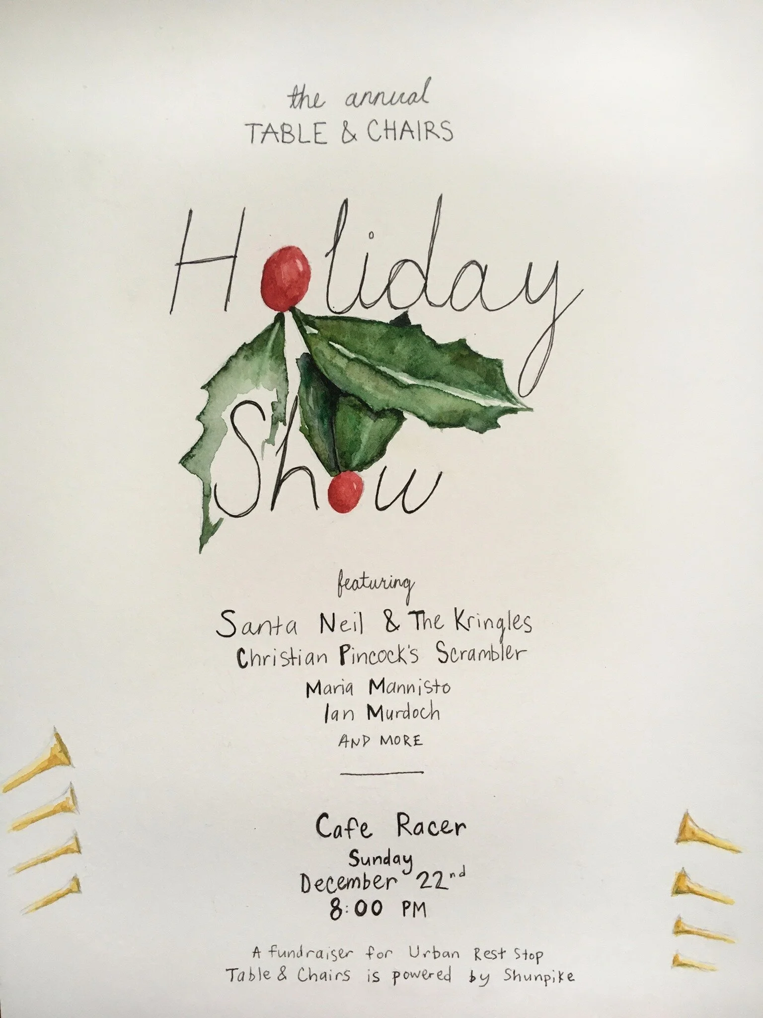Table &amp; Chairs Holiday Show | Dec 22