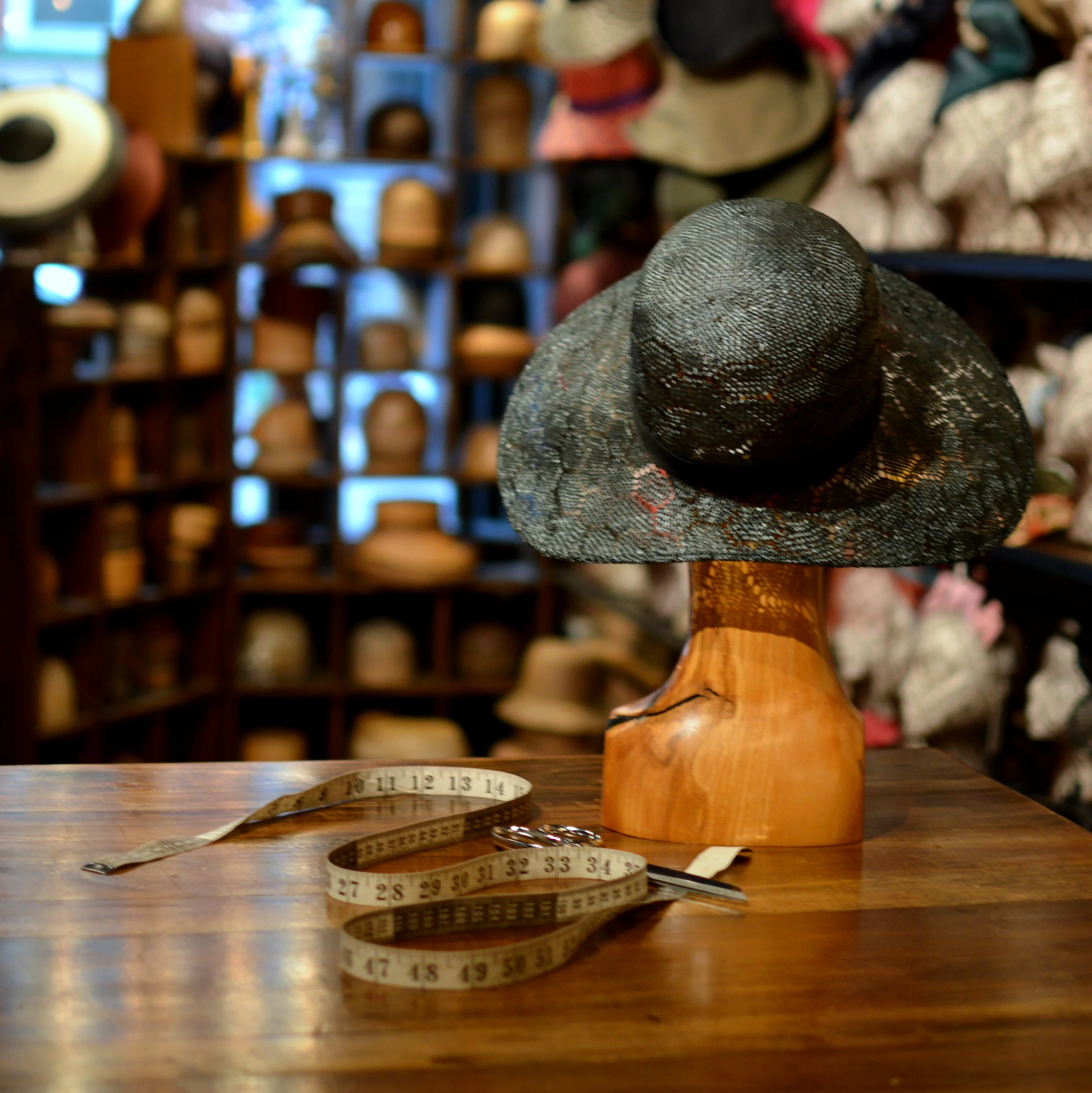 Charcoal Colored Isadora is a Twenties inspired sunhat in delightful fancy weave sisal straw back