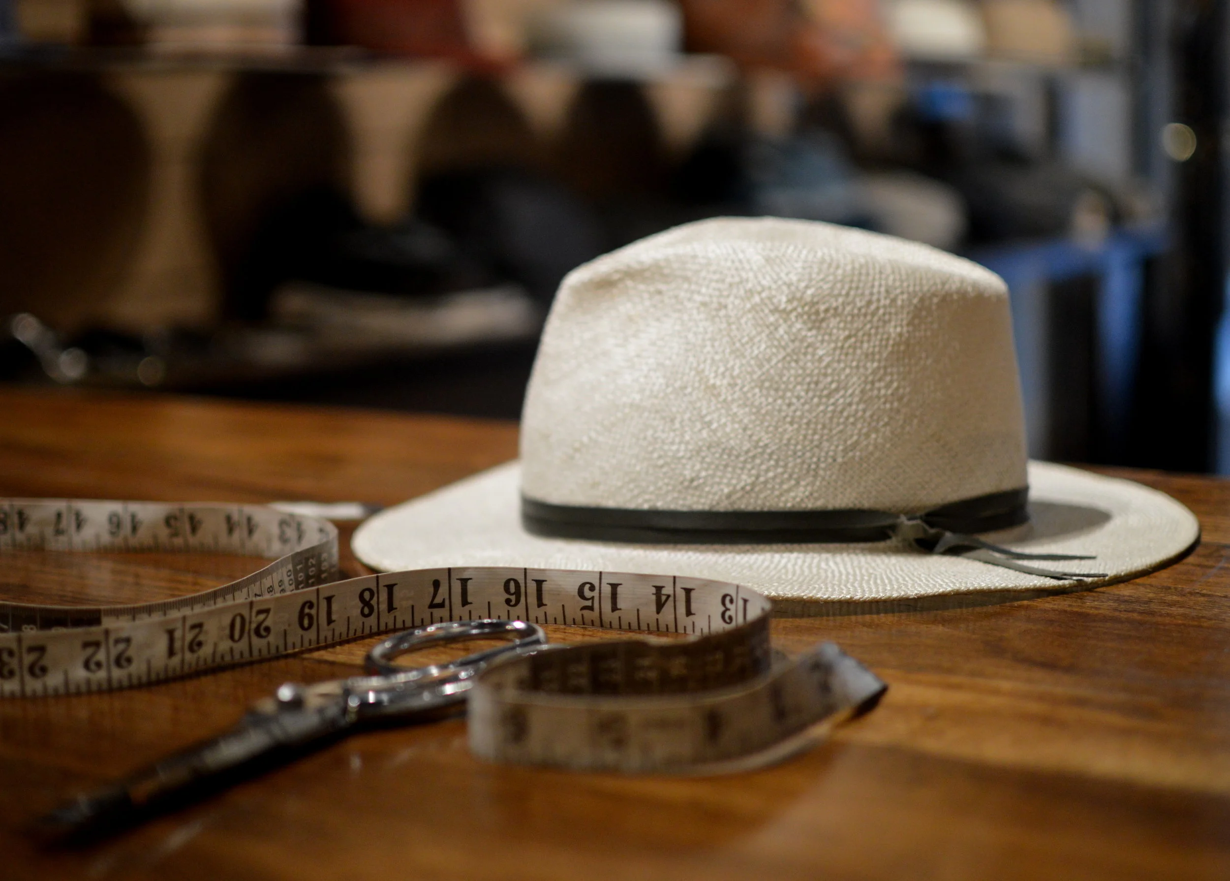 Happy fedora in fine sisal - A flat brimmed fedora in Fine Sisal Straw