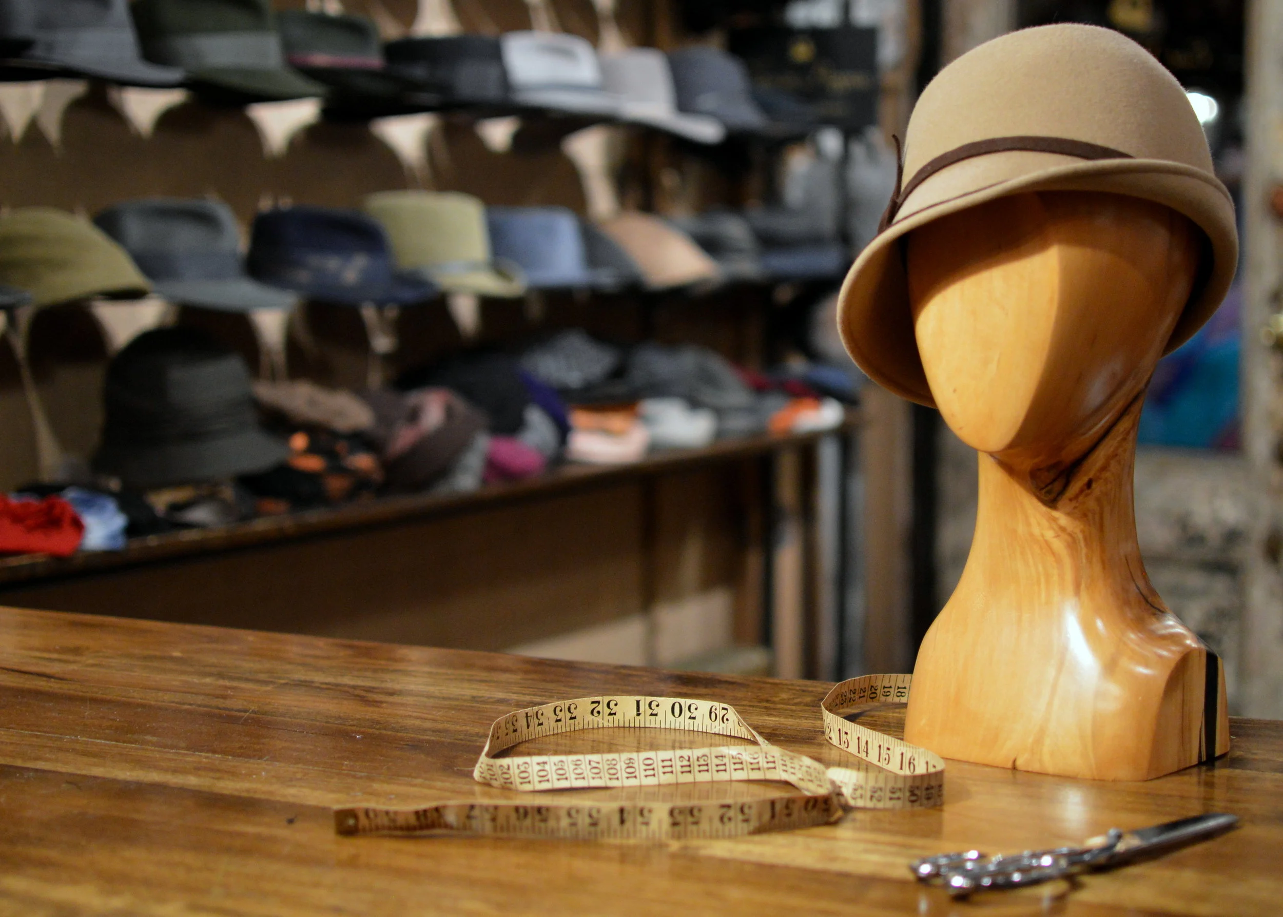 Cappuccino Cloche - This cream cloche with chocolate detail is straight from the roaring twenties front