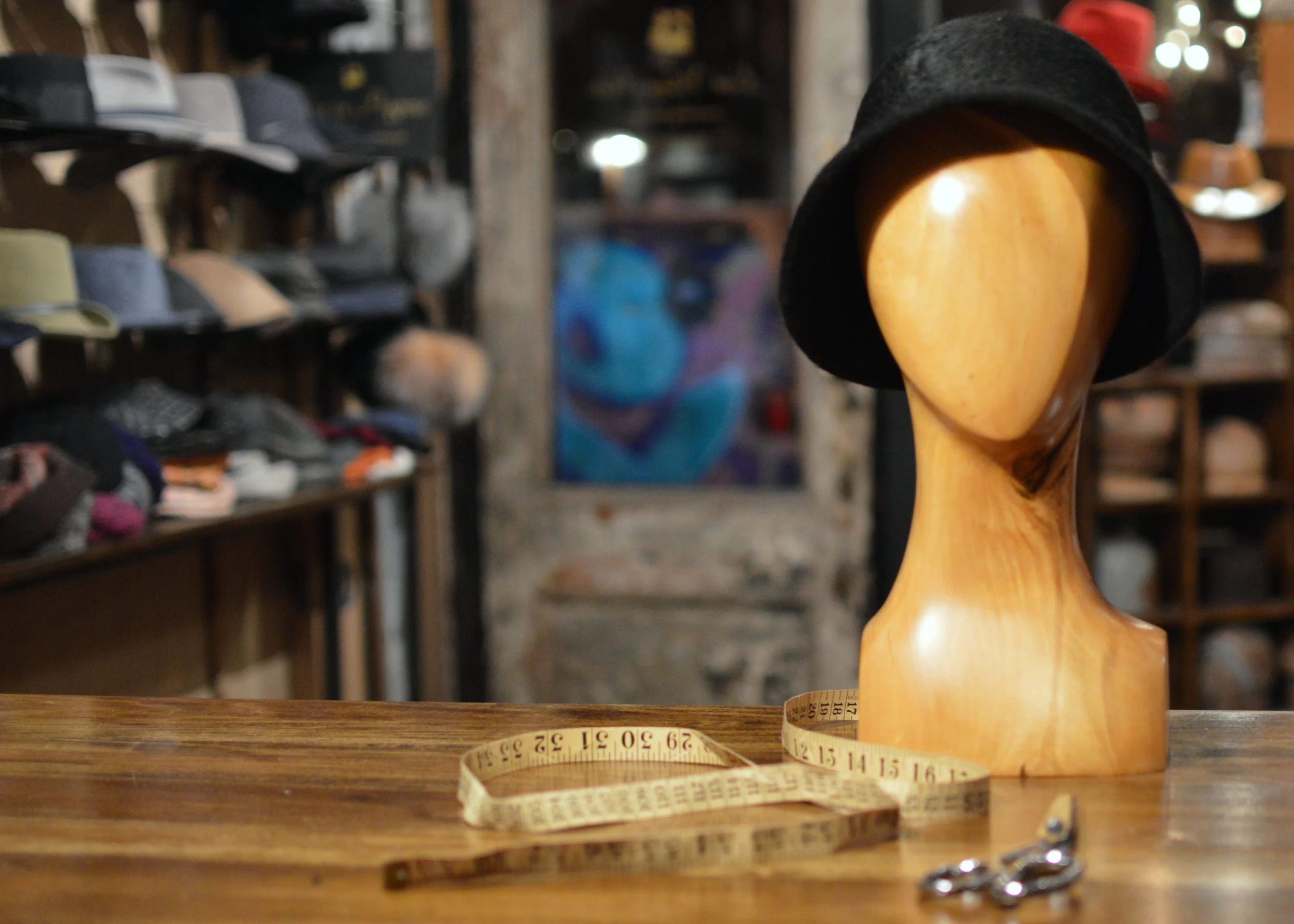 Soft Beaver Cloche - Simple black cloche in a beaver finish fur felt
