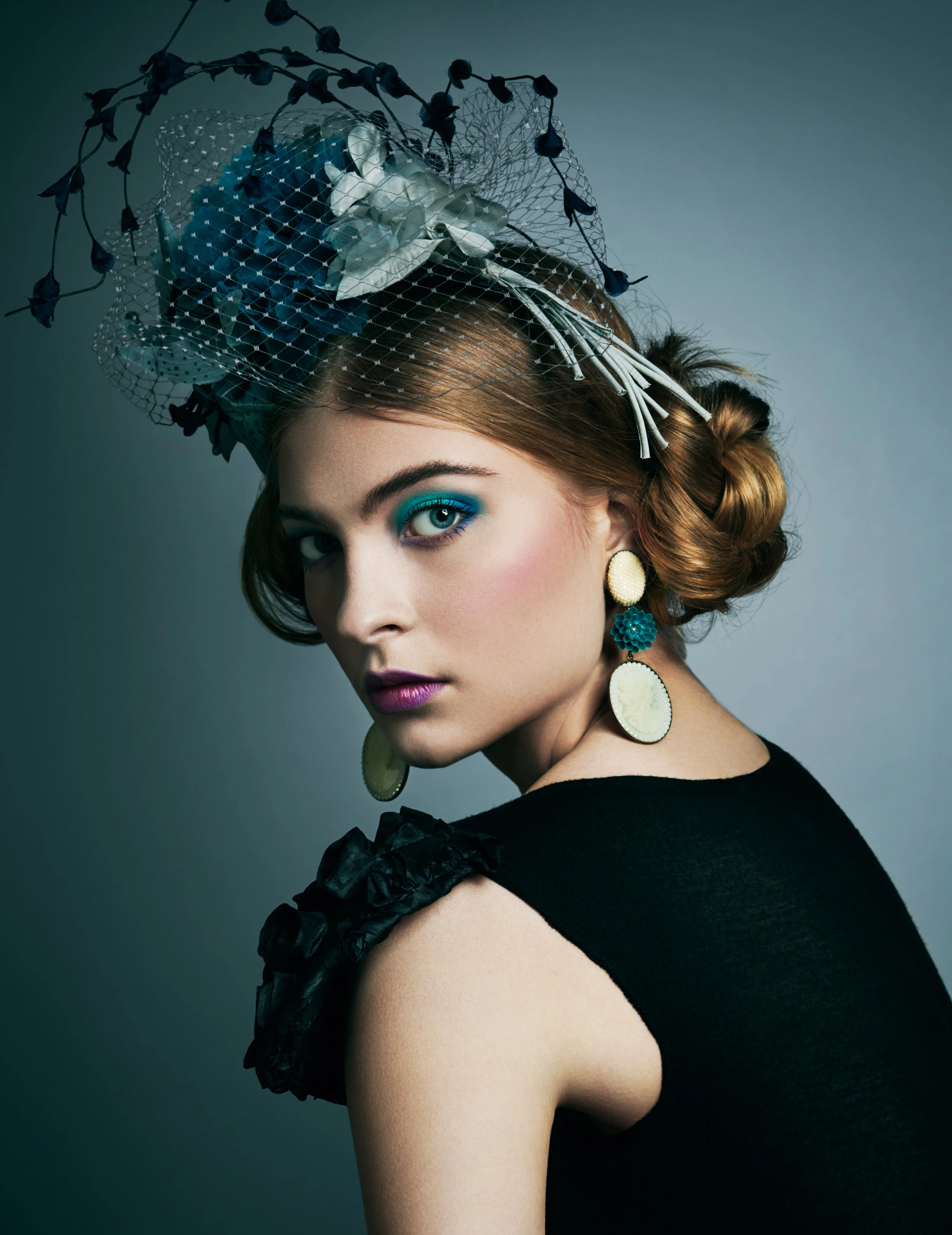 Floral fascinator